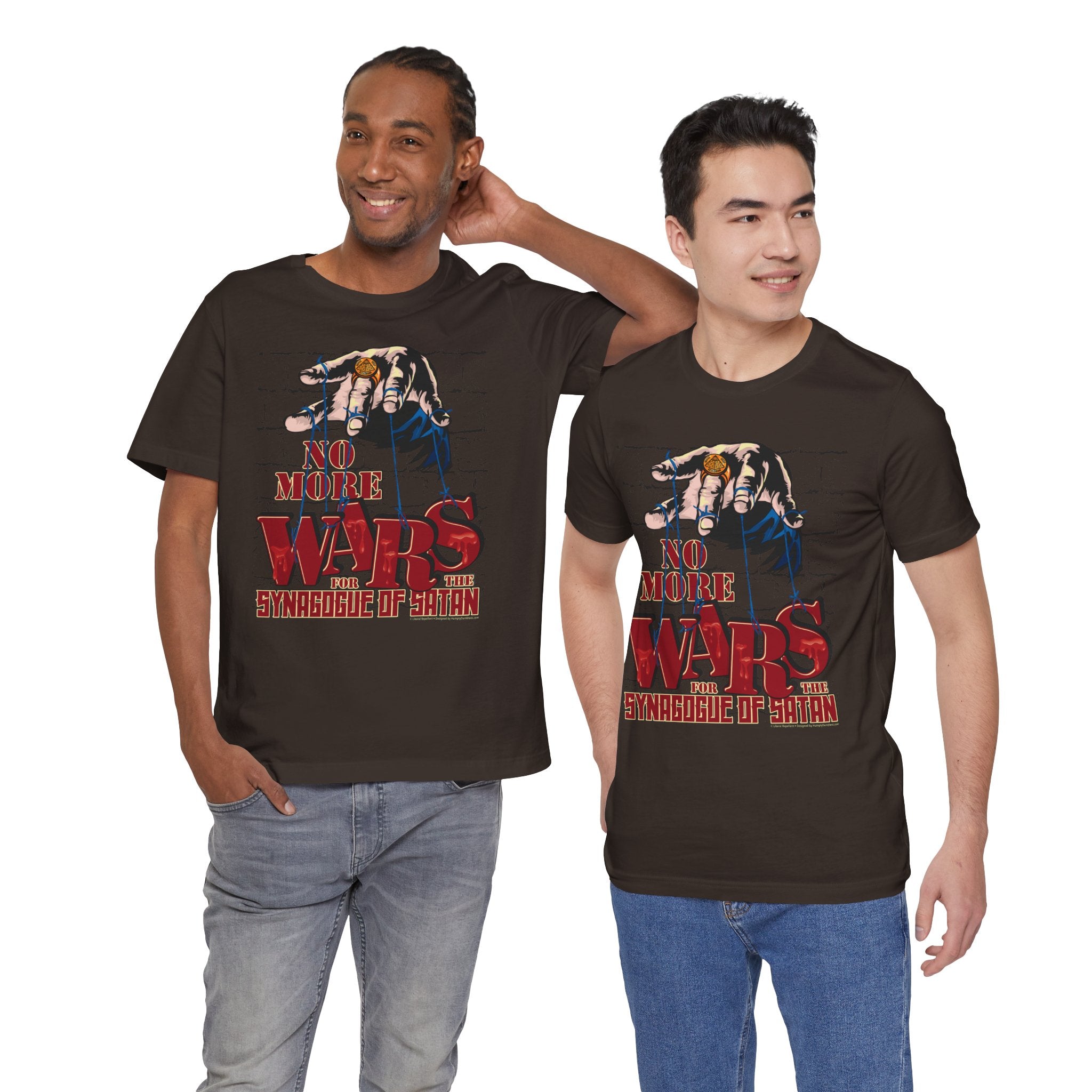 No More Wars for the Synagogue of Satan - Unisex Soft Cotton Short Sleeve T-Shirt