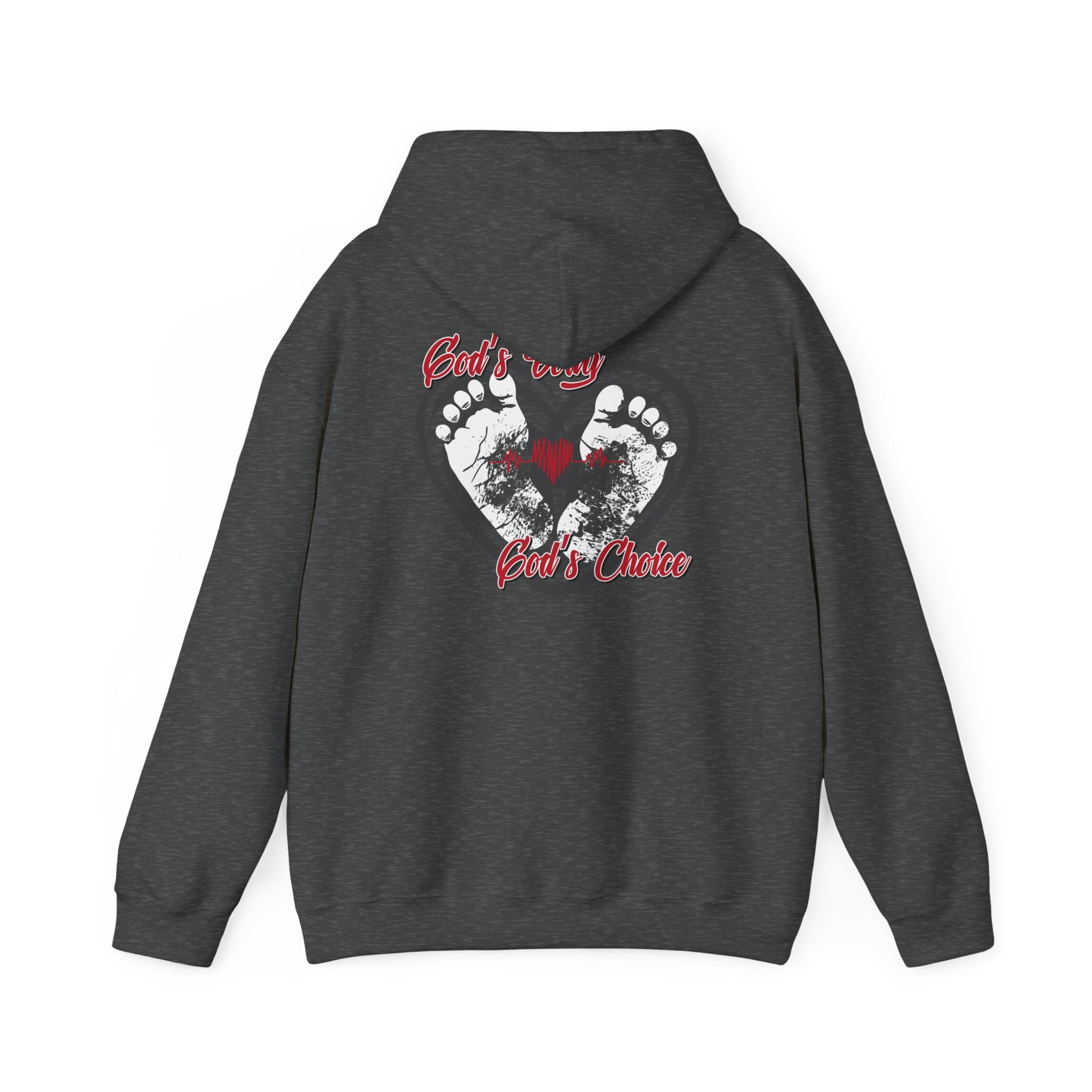 God's Body, God's Choice - Unisex Heavy Blend™ Hooded Sweatshirt