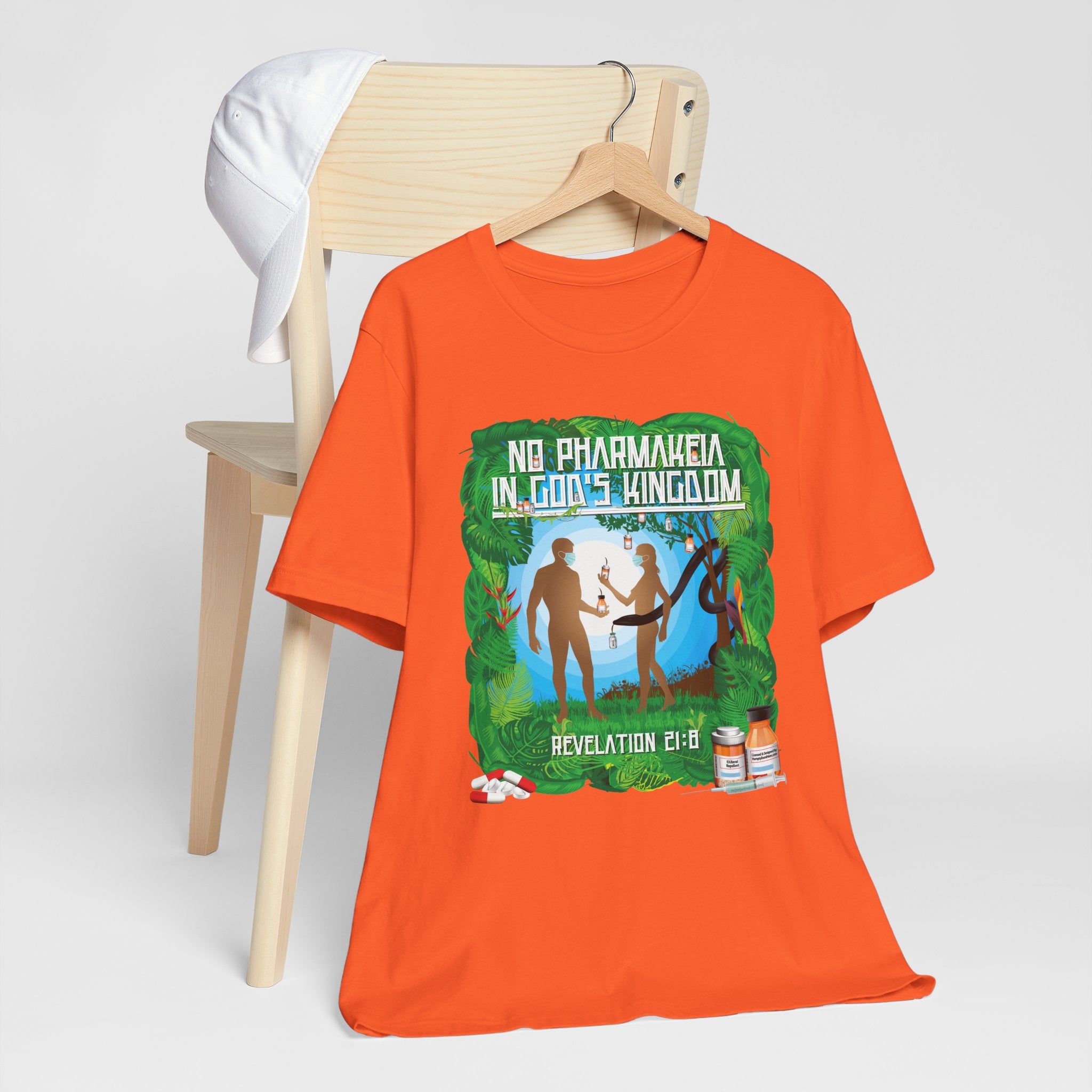 No Pharmakeia in God's Kingdom - Unisex Soft Cotton Short Sleeve T-Shirt