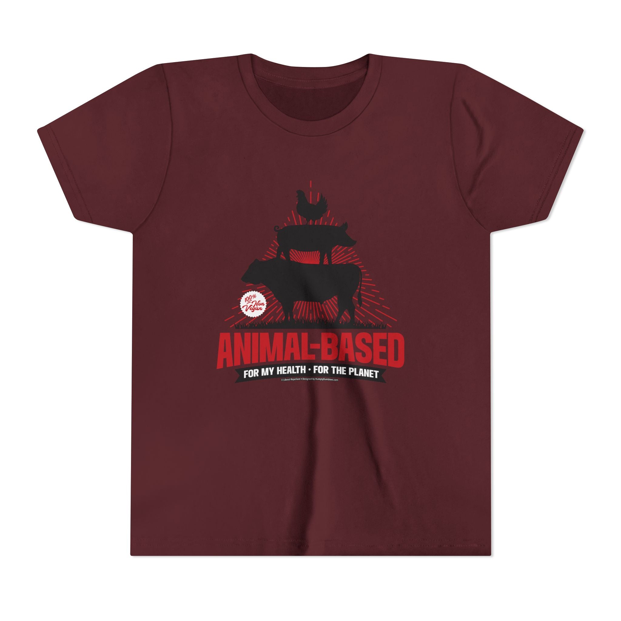 Animal Based - Youth Soft Cotton Short Sleeve T-Shirt