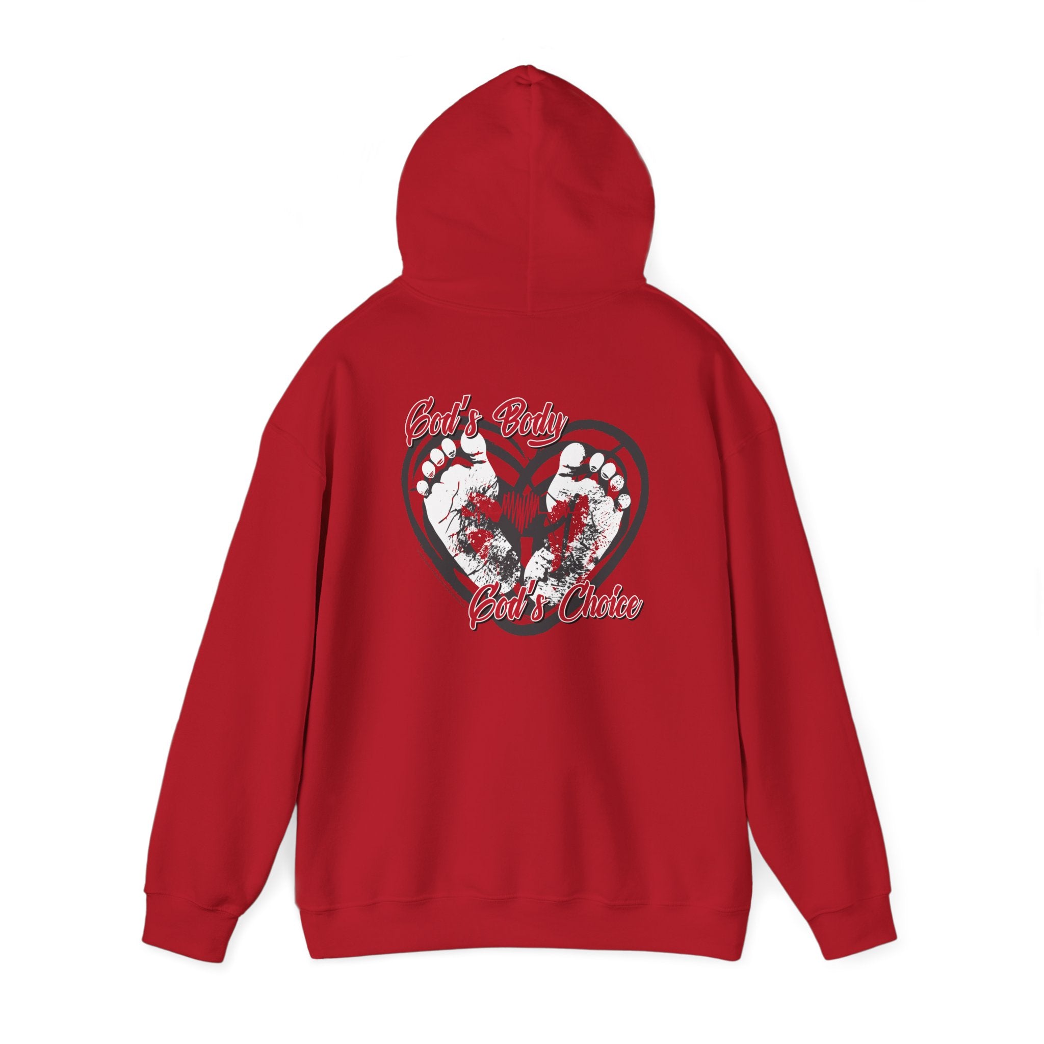 God's Body, God's Choice - Unisex Heavy Blend™ Hooded Sweatshirt