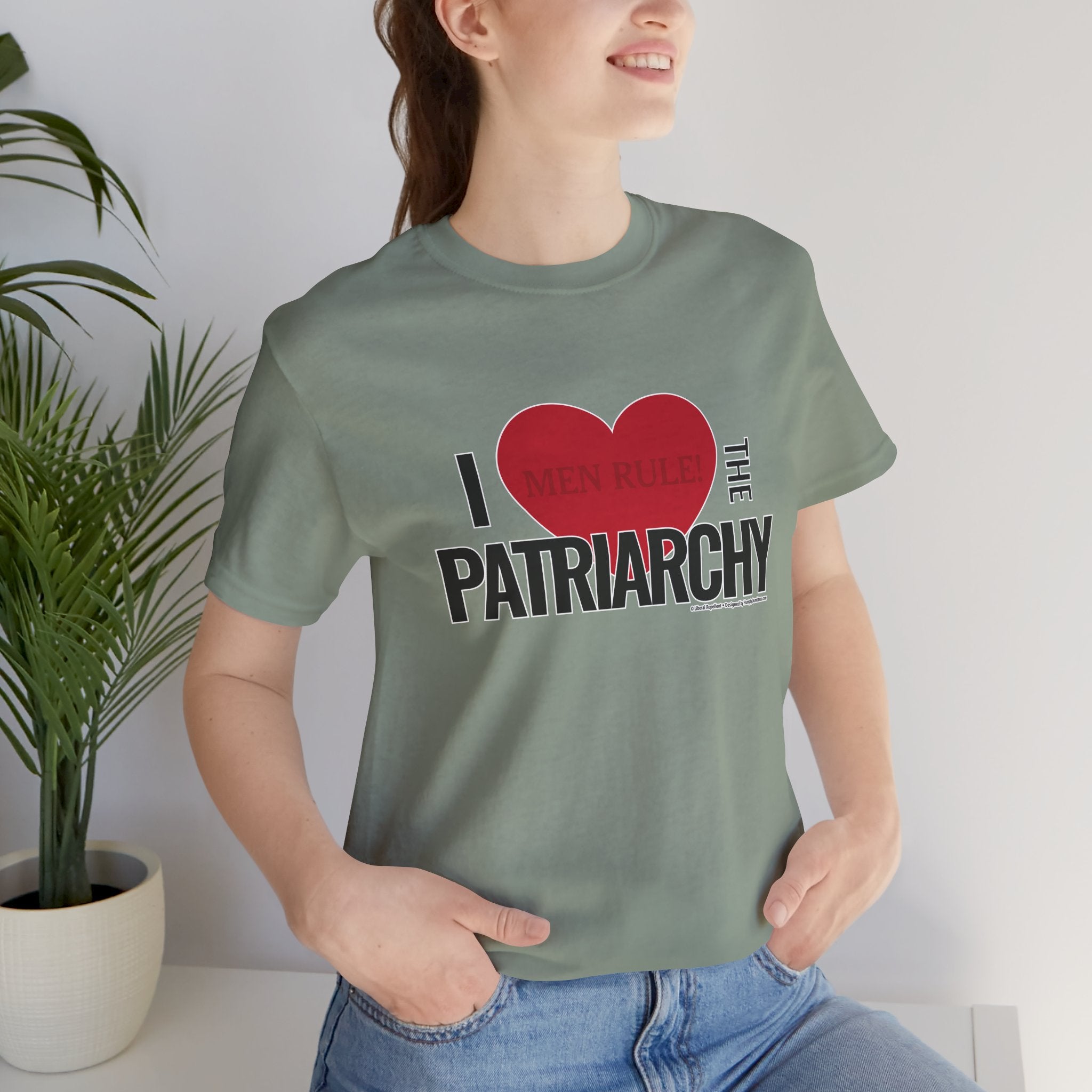 I Love The Patriarchy - Unisex Soft Cotton Short Sleeve T-Shirt