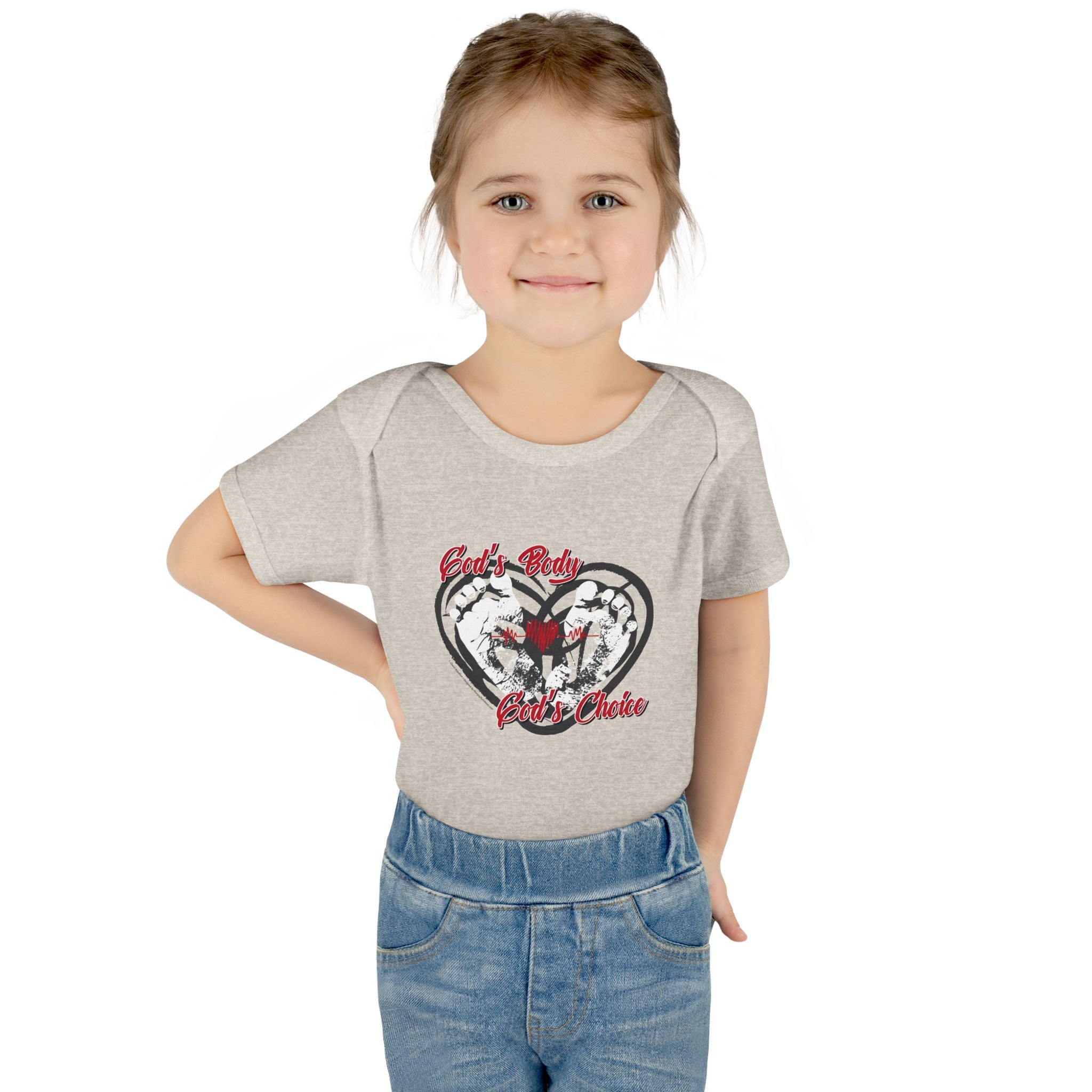 God's Body, God's Choice - Infant Soft Cotton Onsie Bodysuit