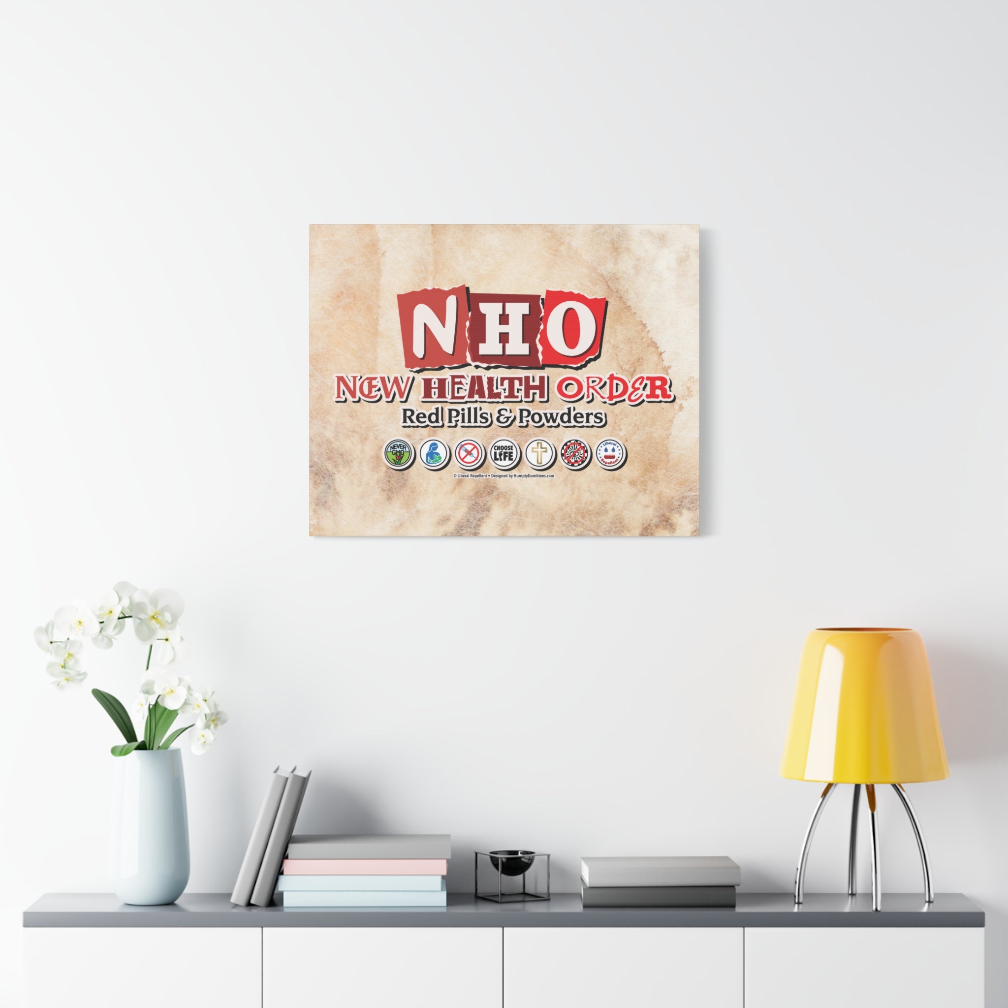 New Health Order - Gallery Wrapped Canvas Wall Art