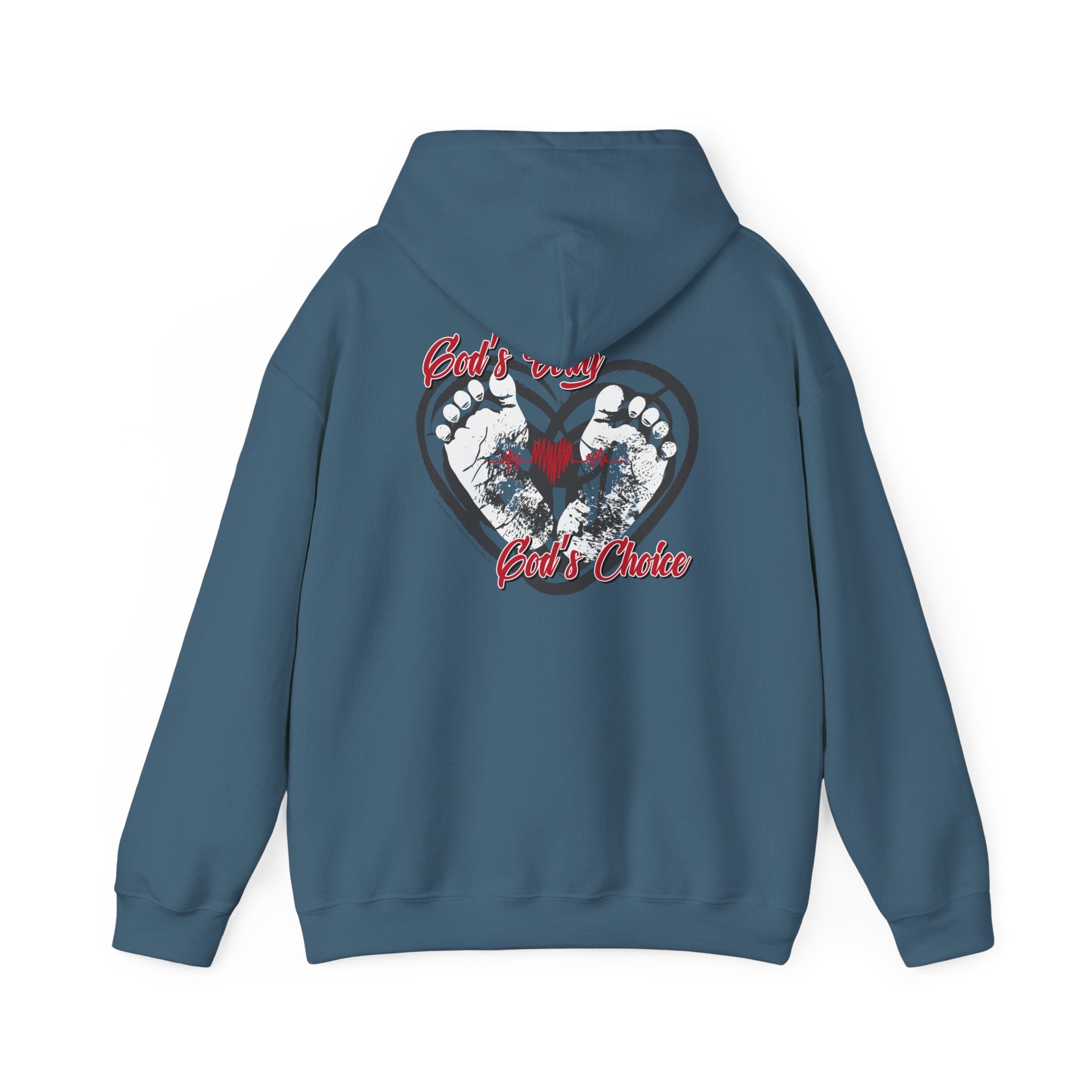 God's Body, God's Choice - Unisex Heavy Blend™ Hooded Sweatshirt