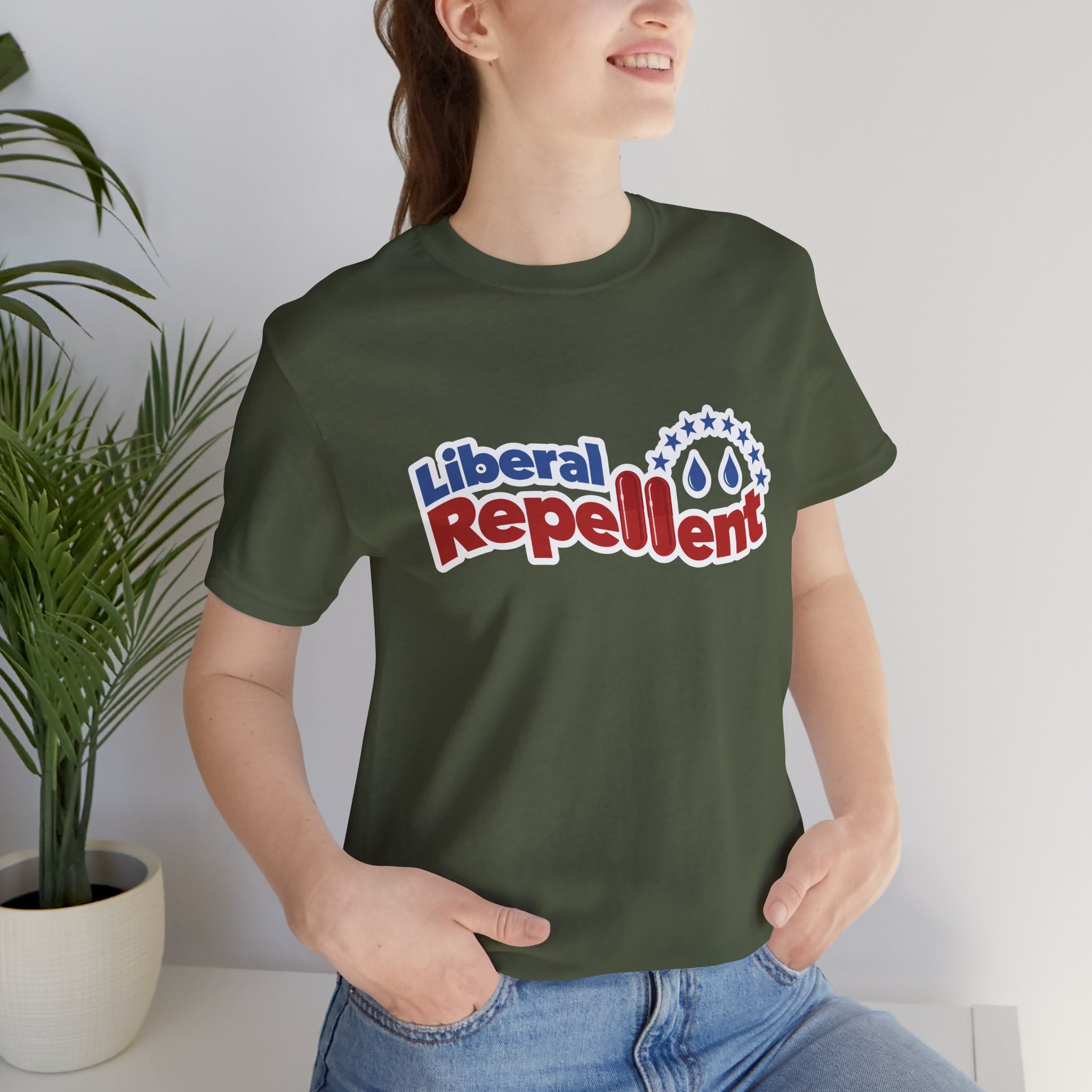 Liberal Repellent - Unisex Soft Cotton Short Sleeve T-Shirt