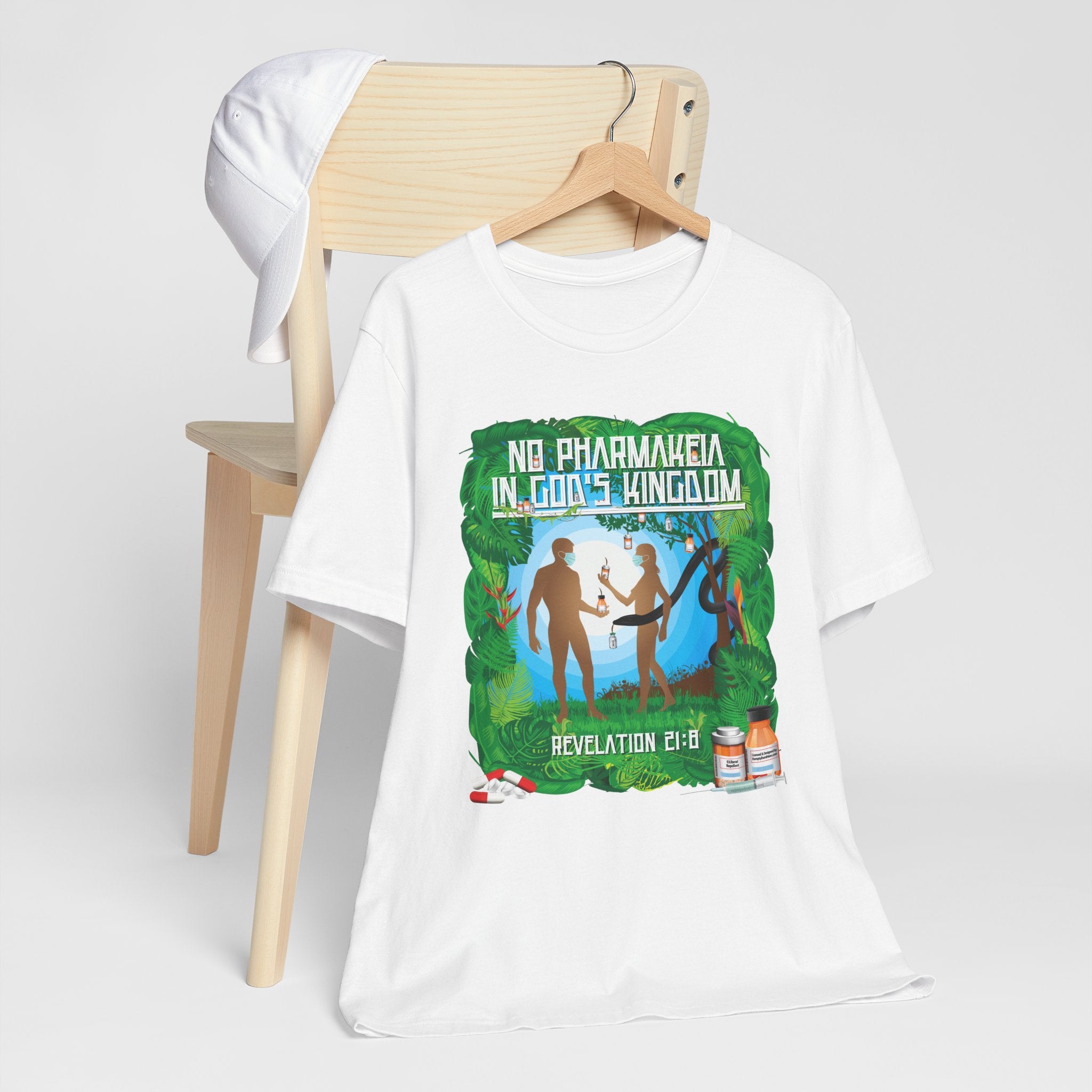No Pharmakeia in God's Kingdom - Unisex Soft Cotton Short Sleeve T-Shirt
