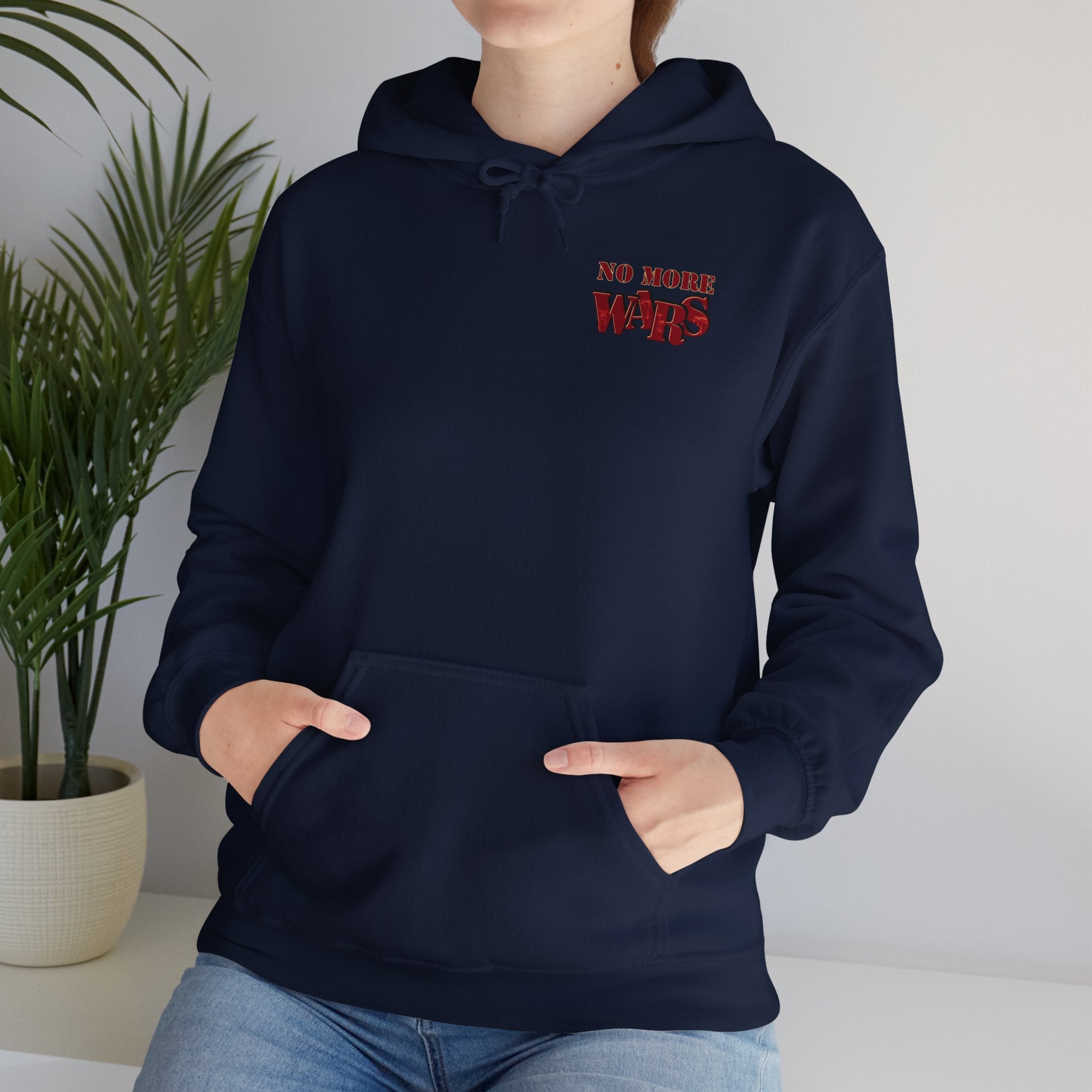 No More Wars for the Synagogue of Satan - Unisex Heavy Blend™ Hooded Sweatshirt