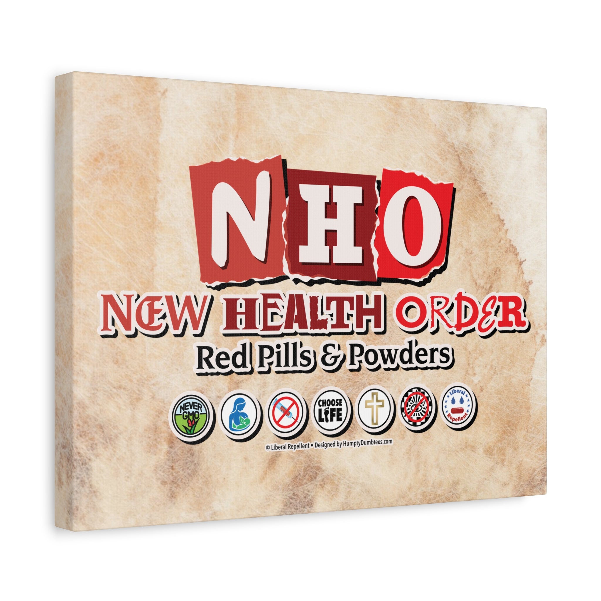 New Health Order - Gallery Wrapped Canvas Wall Art