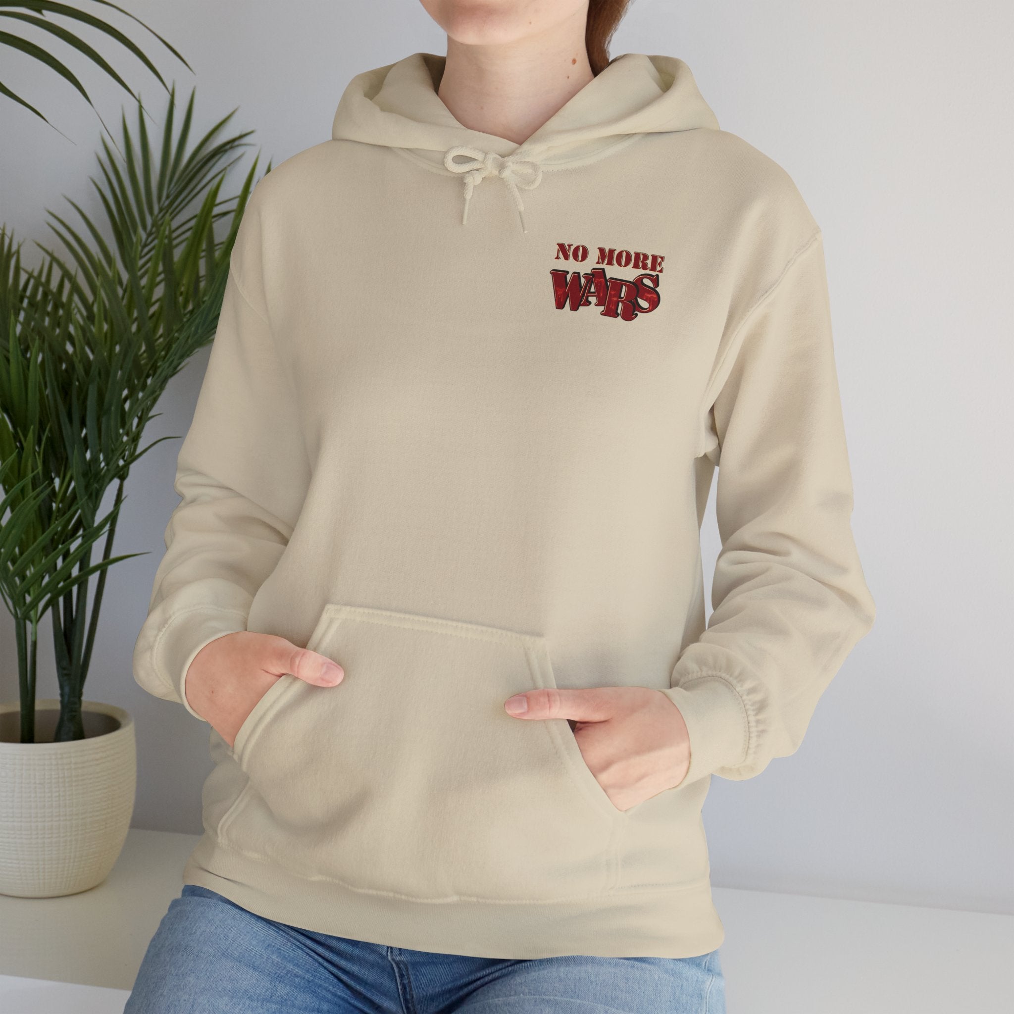 No More Wars for the Synagogue of Satan - Unisex Heavy Blend™ Hooded Sweatshirt