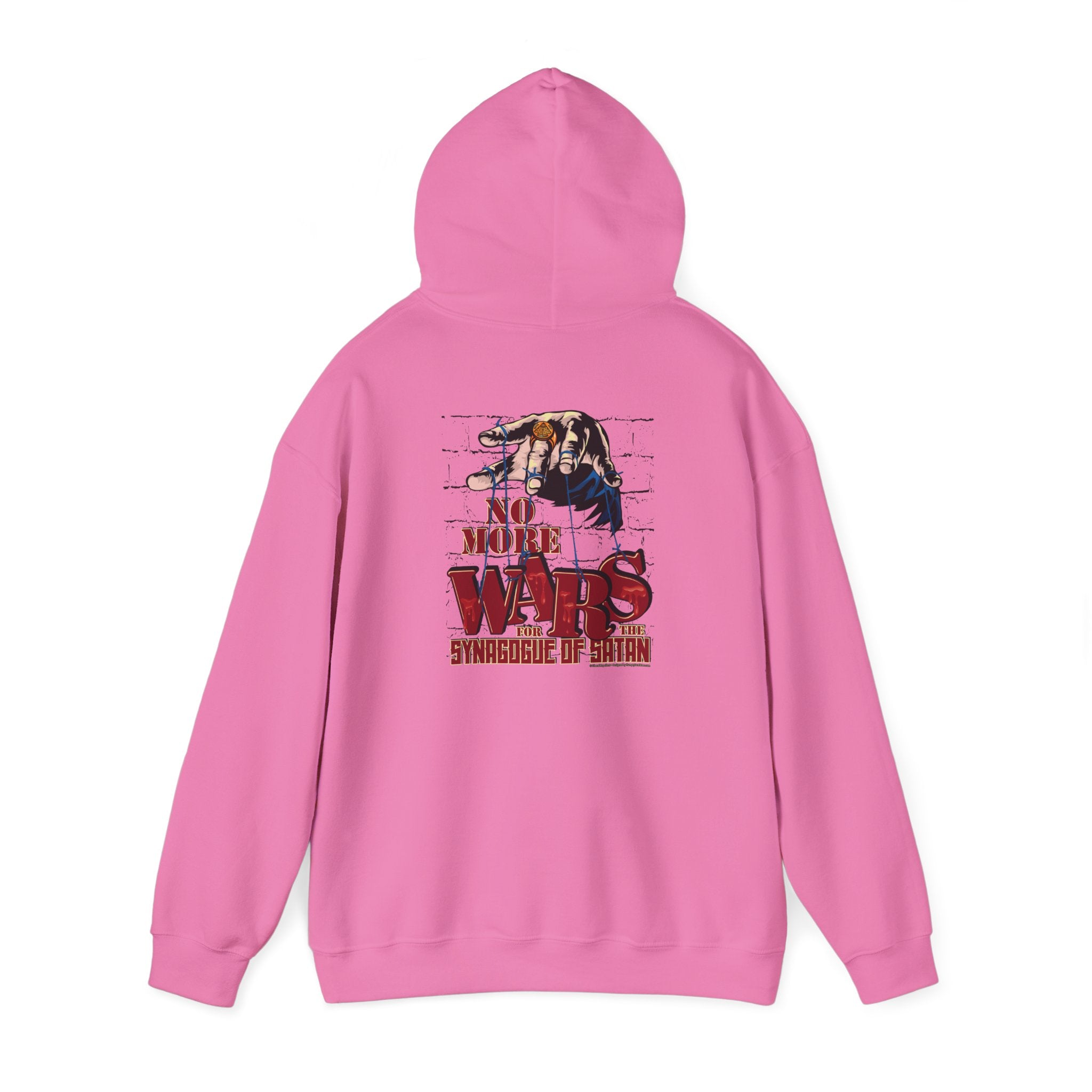No More Wars for the Synagogue of Satan - Unisex Heavy Blend™ Hooded Sweatshirt