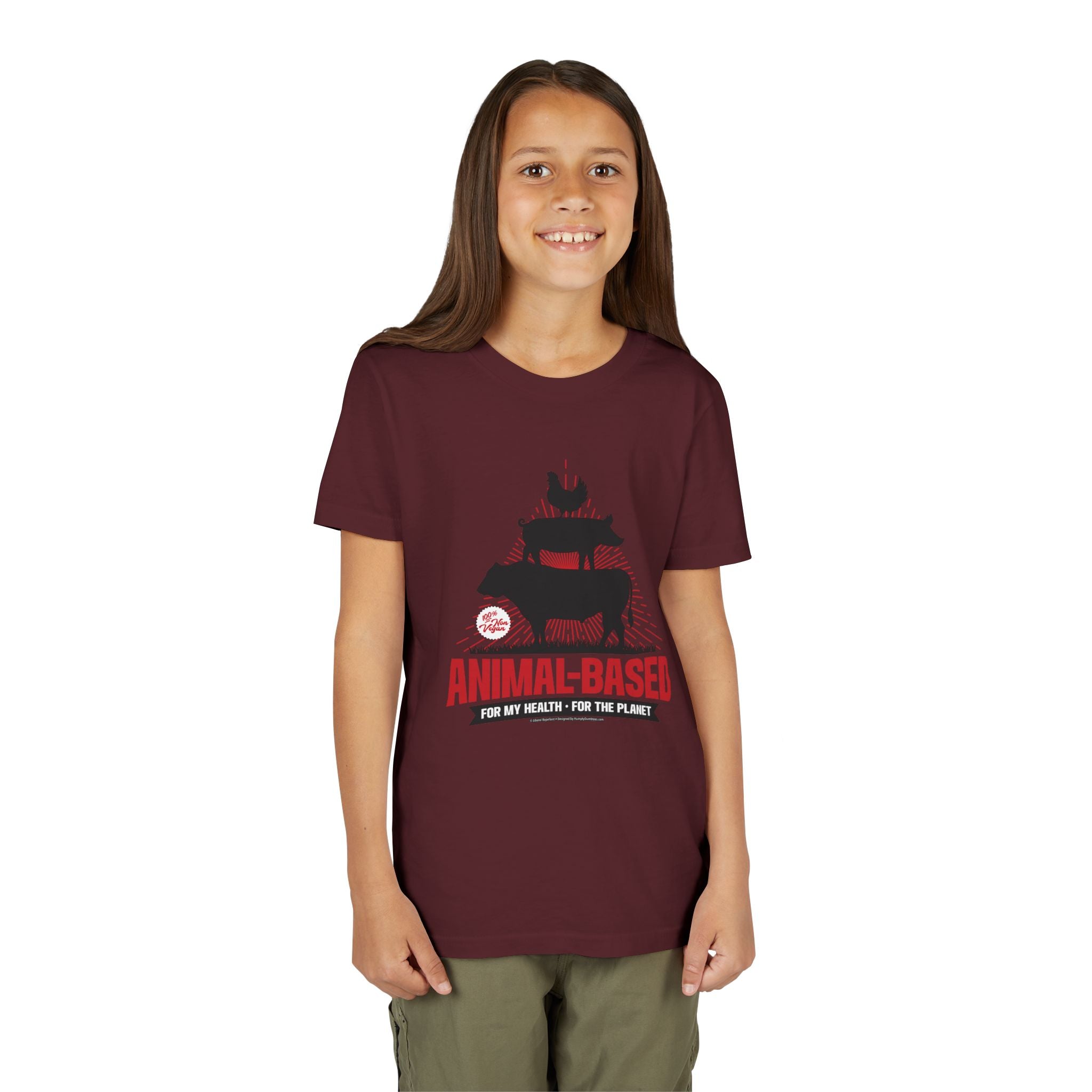Animal Based - Youth Soft Cotton Short Sleeve T-Shirt