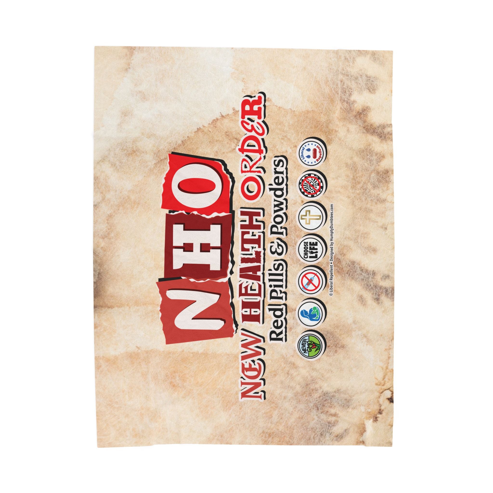 New Health Order - Eco-Friendly Velveteen Plush Blanket