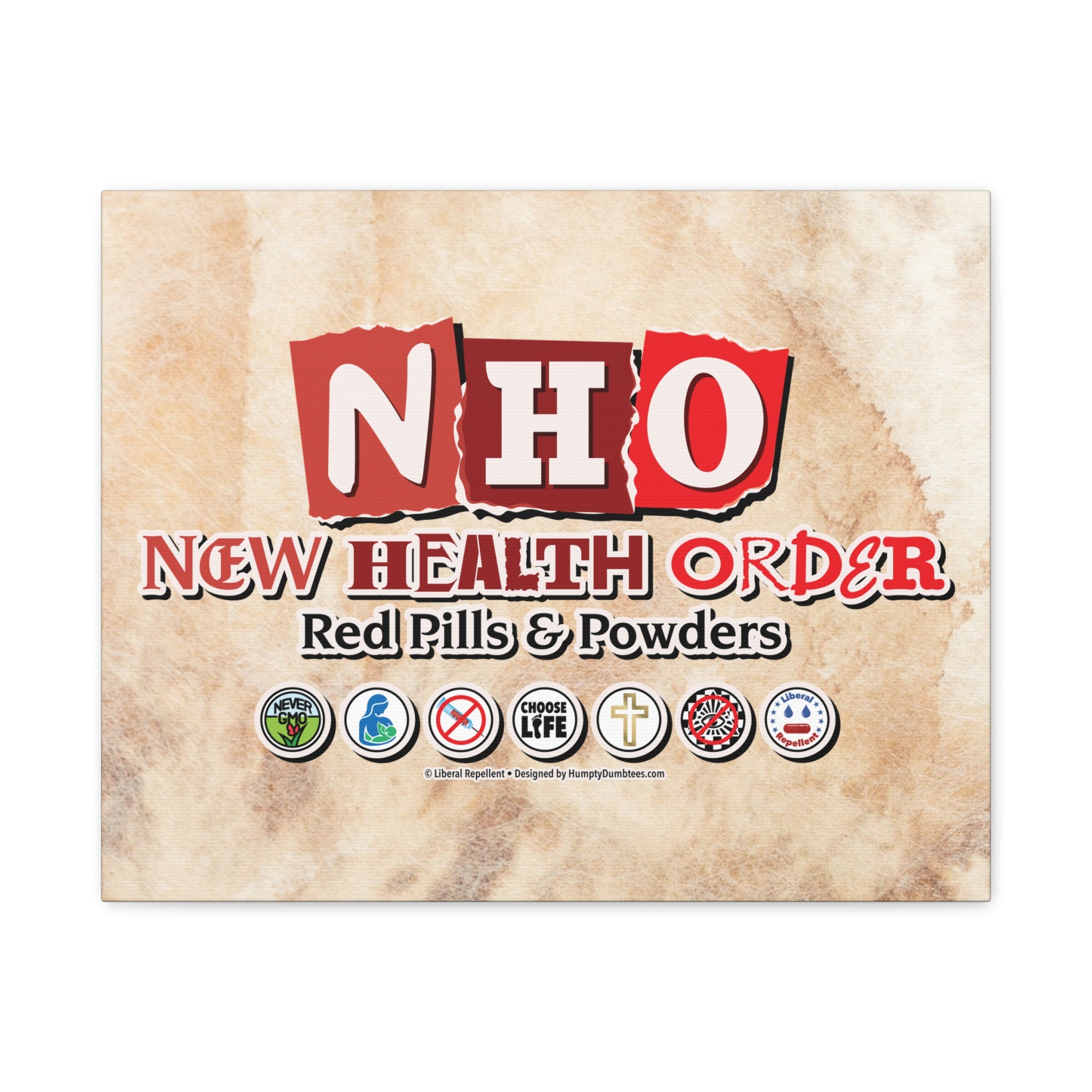 New Health Order - Gallery Wrapped Canvas Wall Art