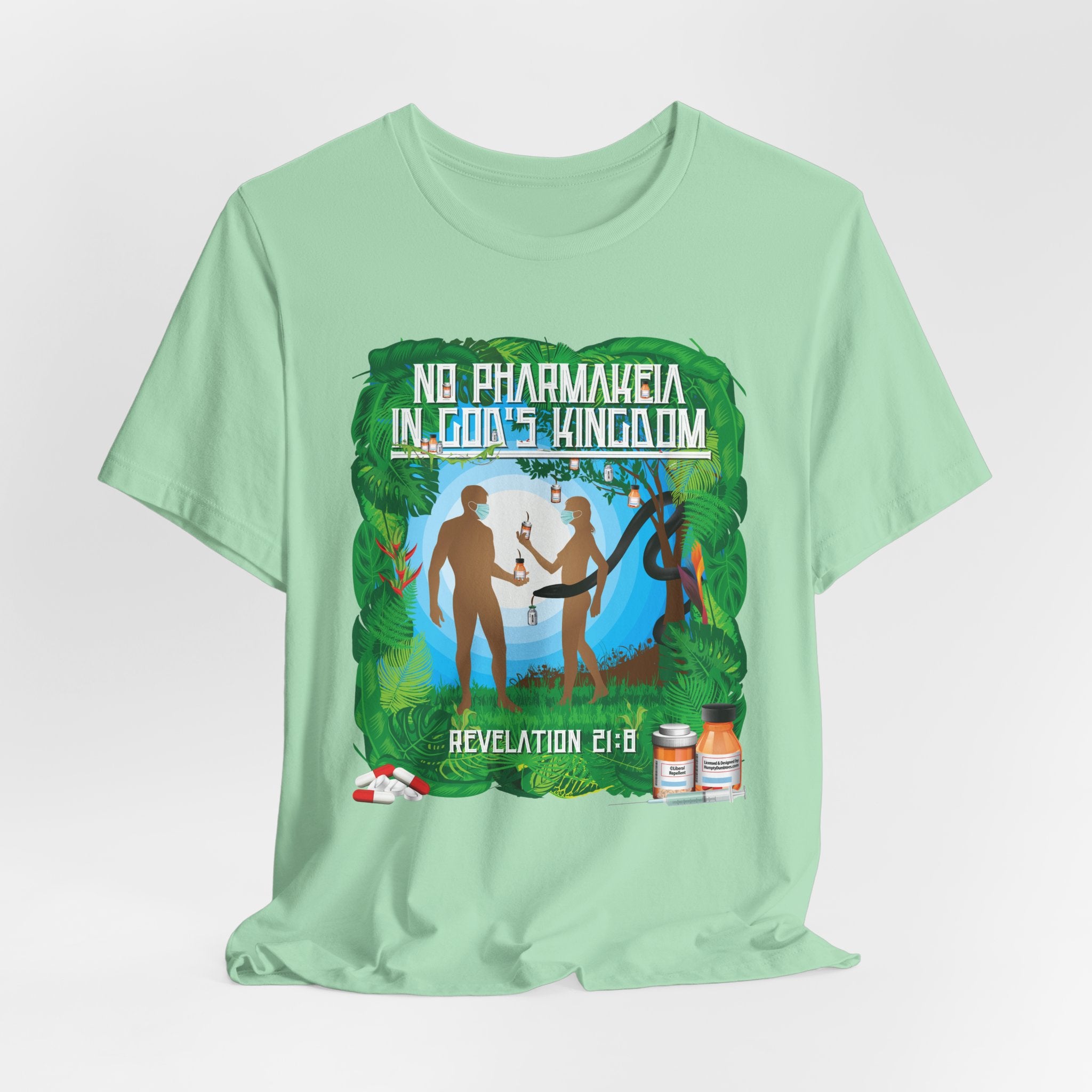 No Pharmakeia in God's Kingdom - Unisex Soft Cotton Short Sleeve T-Shirt