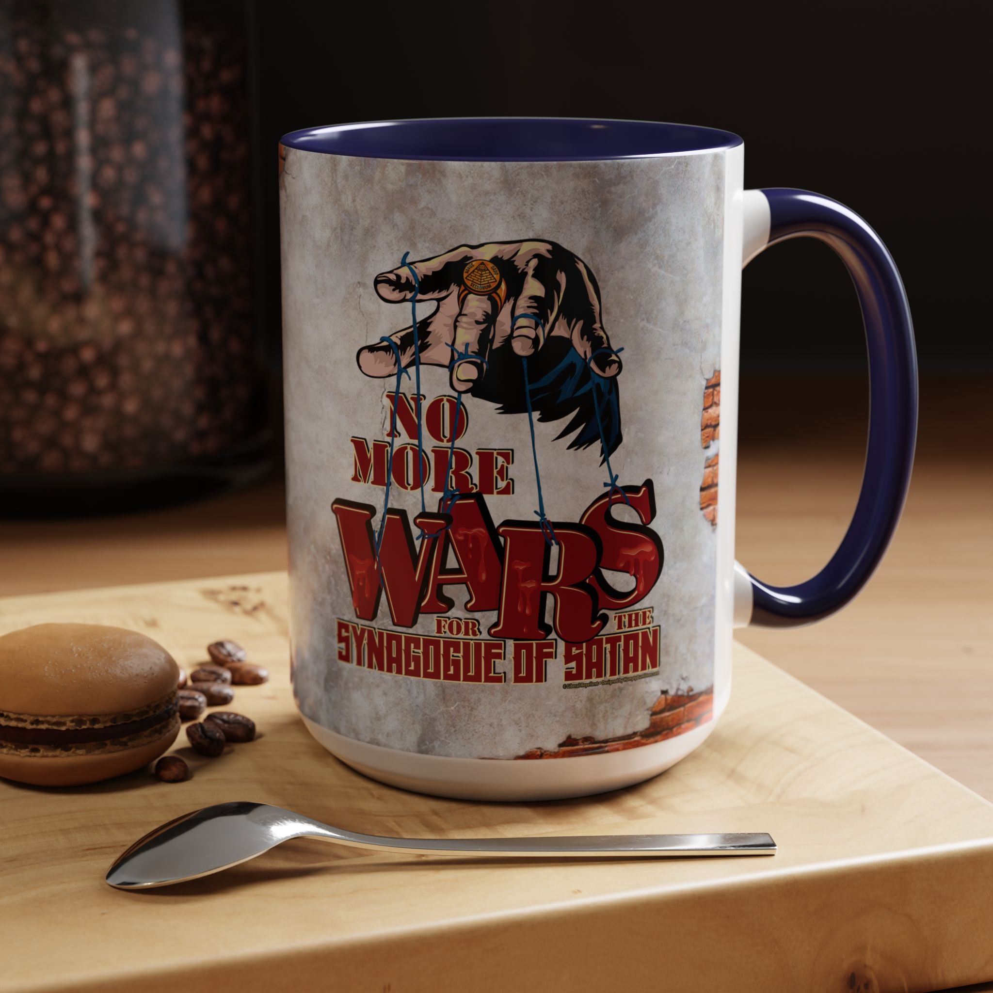 No More Wars for the Synagogue of Satan - 11 & 15oz Ceramic Coffee Mug