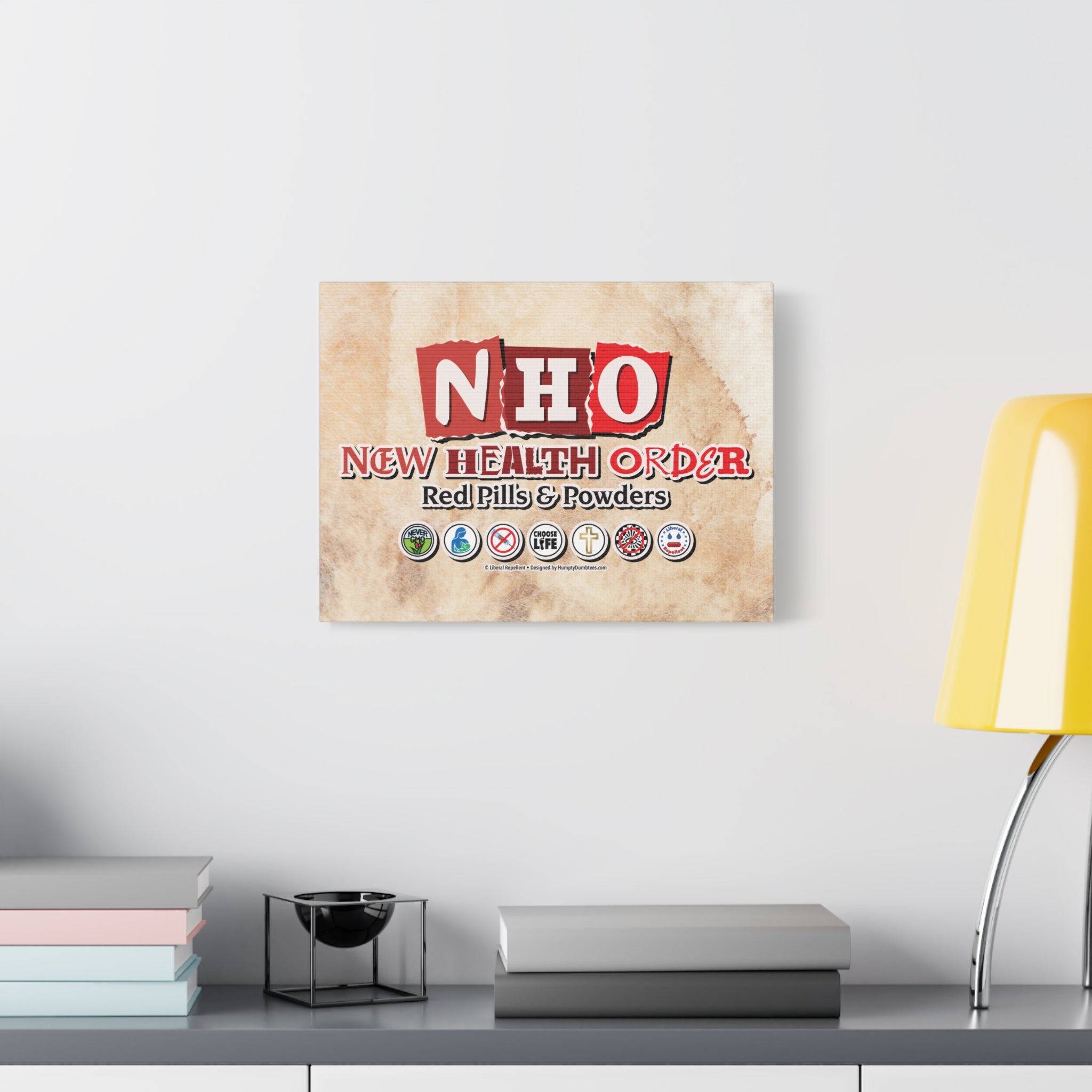 New Health Order - Gallery Wrapped Canvas Wall Art