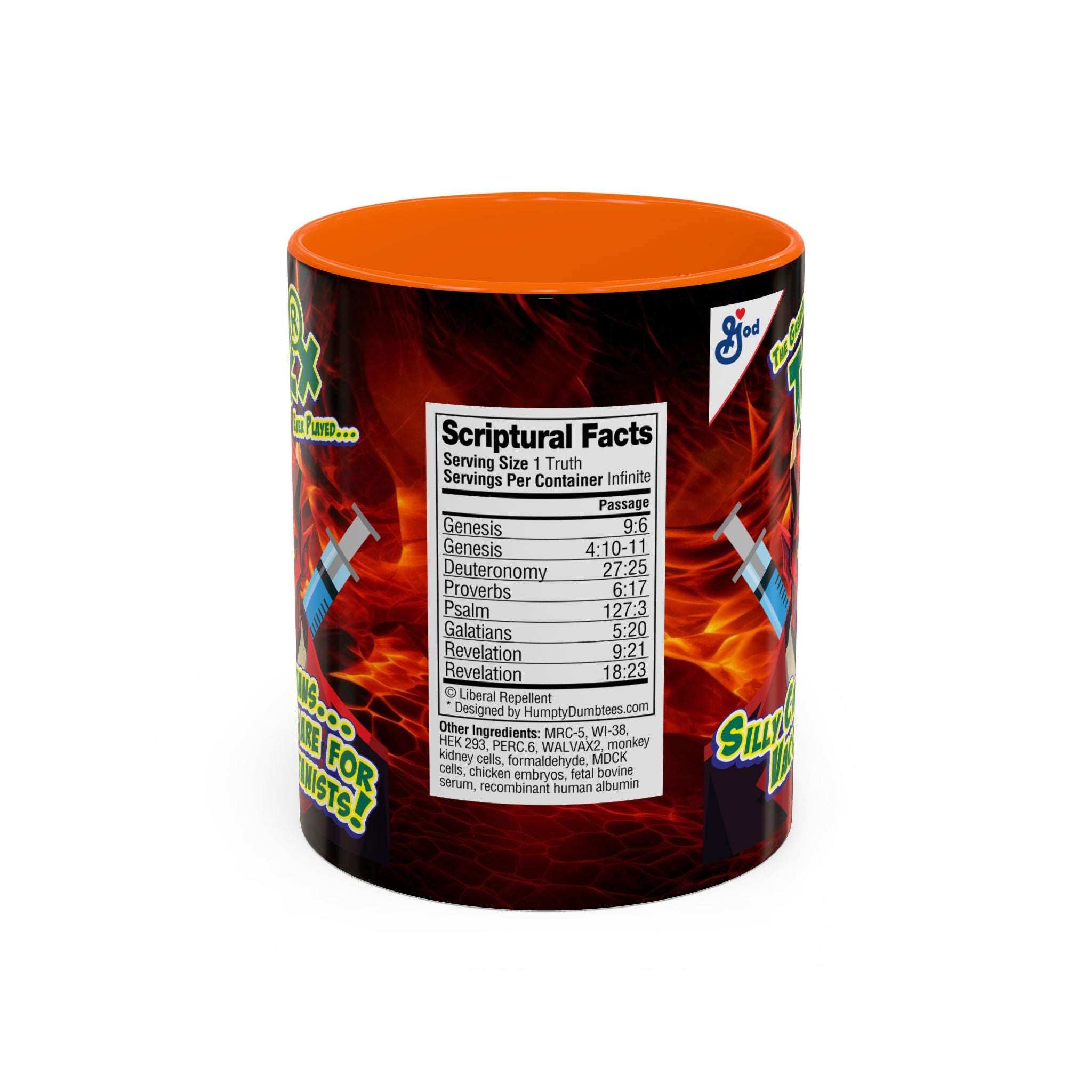 Silly Christians, Vaccines are for Satanists - 11 & 15oz Ceramic Coffee Mug