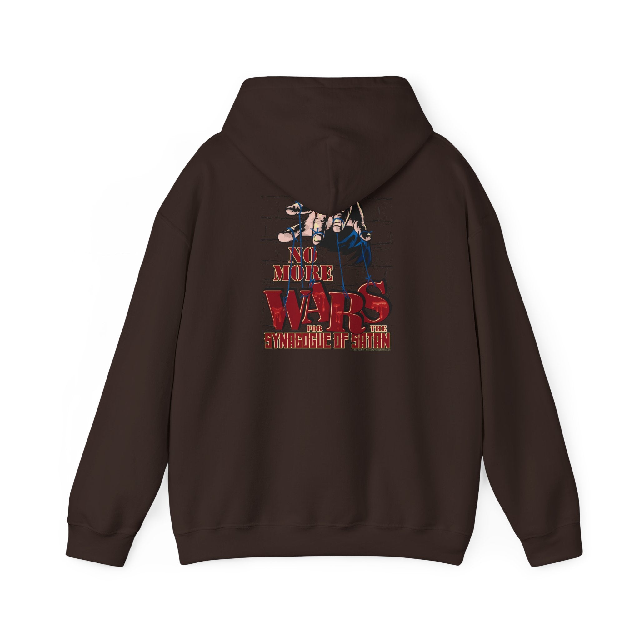No More Wars for the Synagogue of Satan - Unisex Heavy Blend™ Hooded Sweatshirt