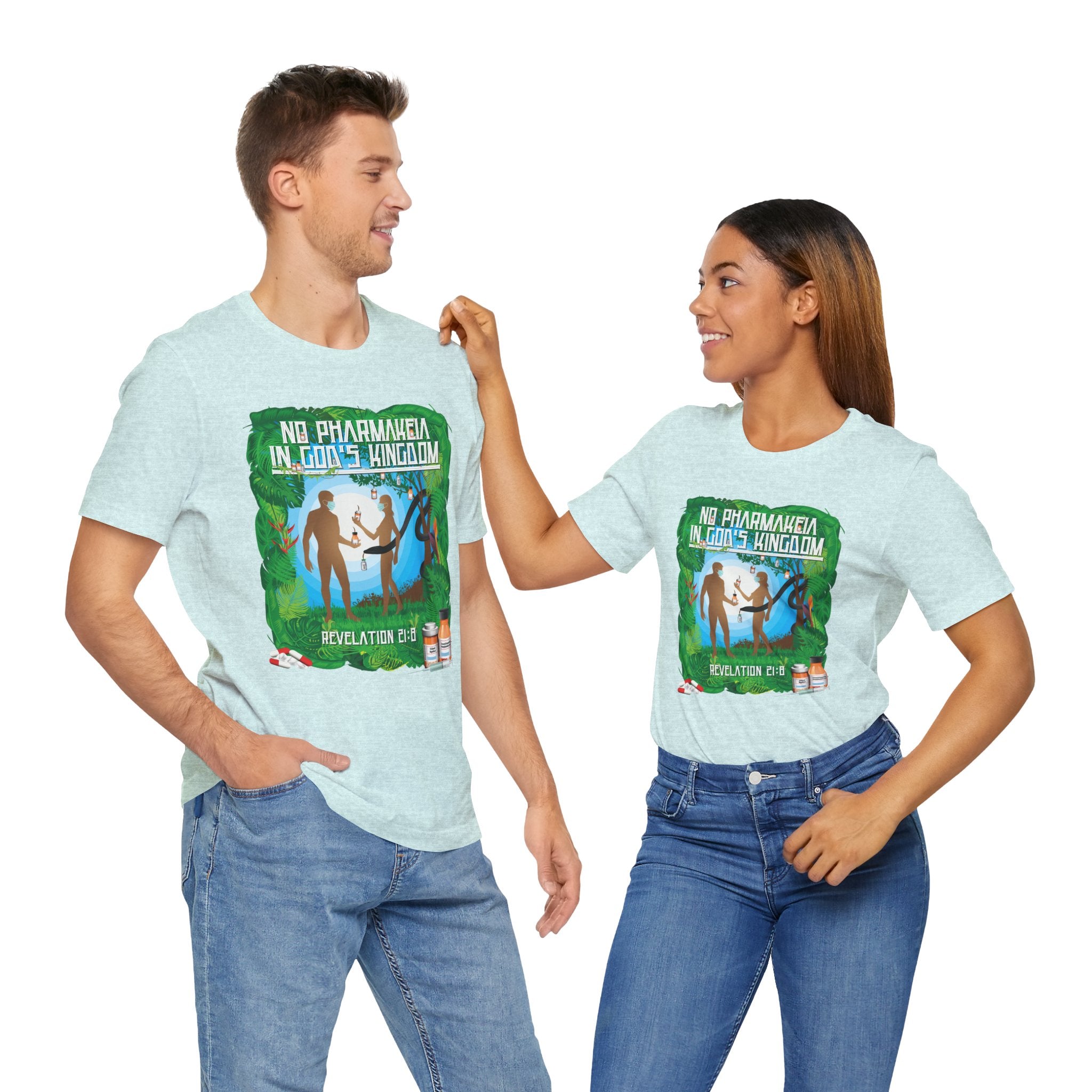 No Pharmakeia in God's Kingdom - Unisex Soft Cotton Short Sleeve T-Shirt