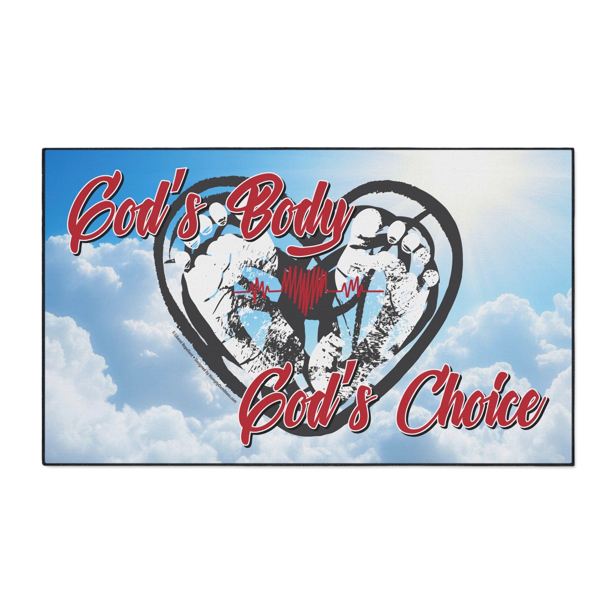 God's Body, God's Choice - Heavy Duty Floor Mat