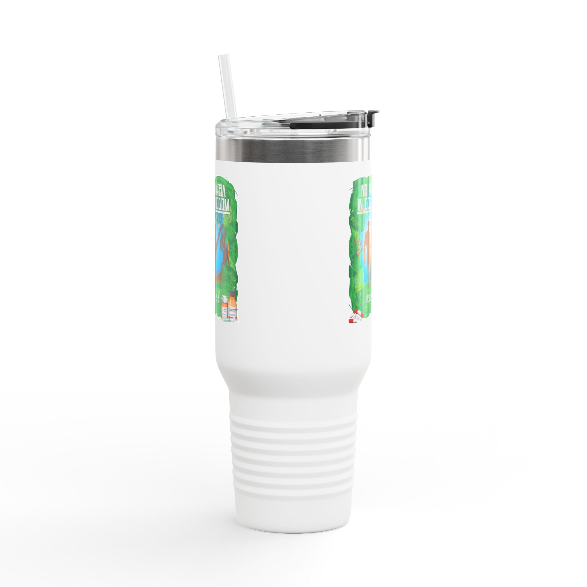 No Pharmakeia in God's Kingdom - 40oz Insulated Travel Mug