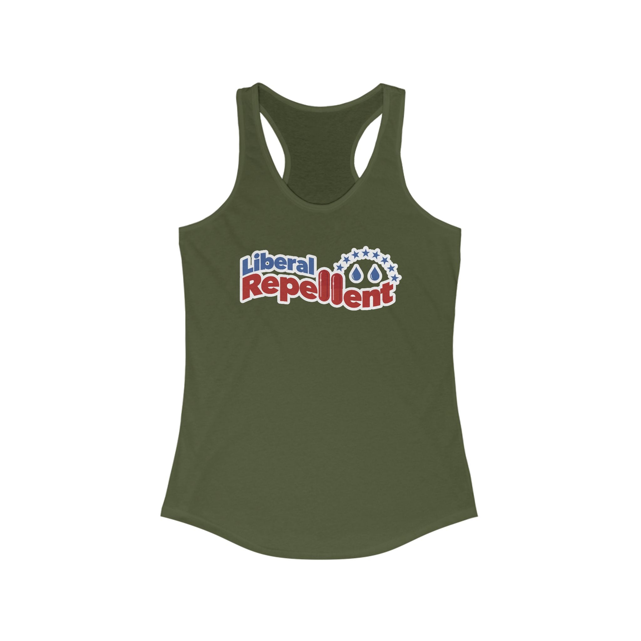 Liberal Repellent - Ladies Ideal Racerback Tank