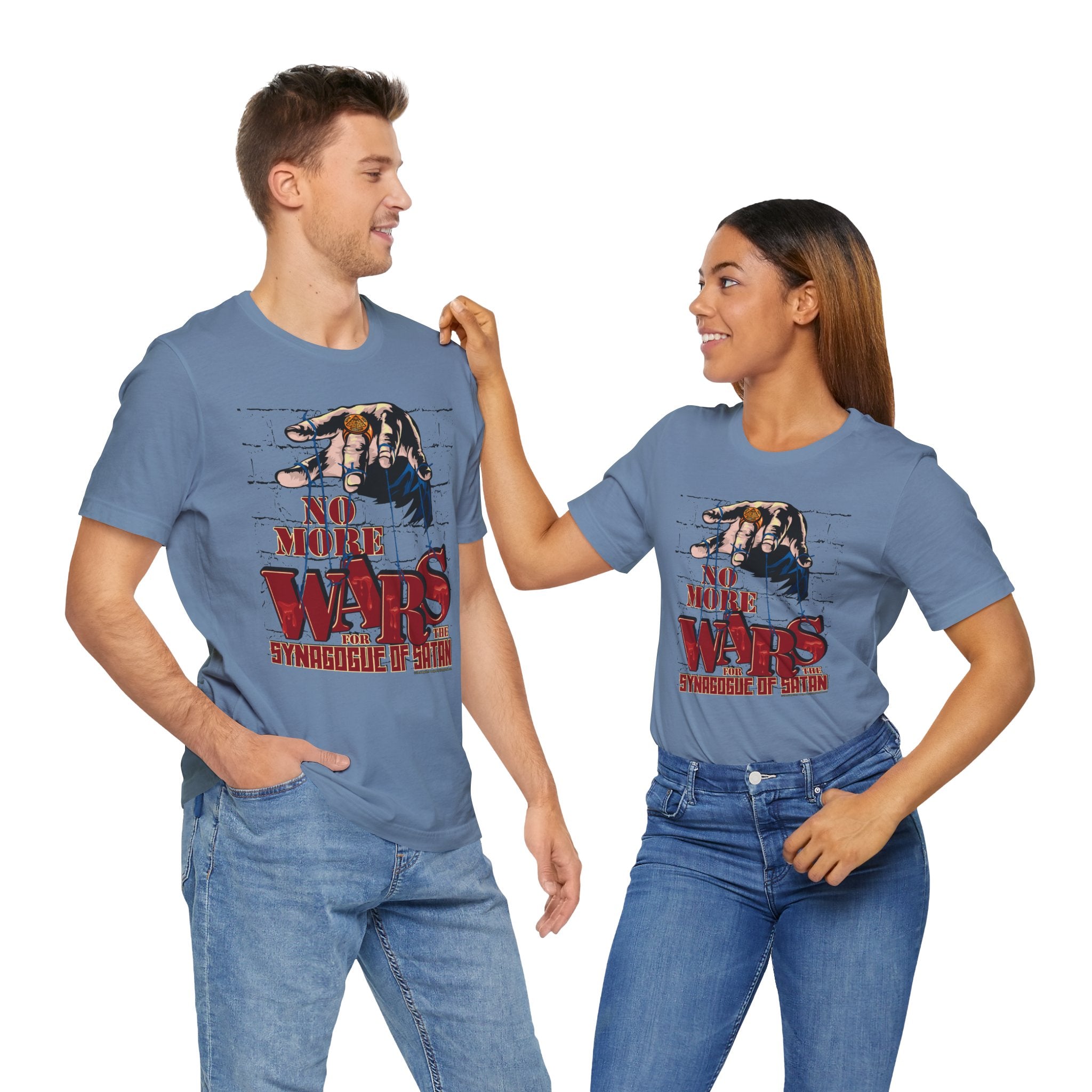 No More Wars for the Synagogue of Satan - Unisex Soft Cotton Short Sleeve T-Shirt