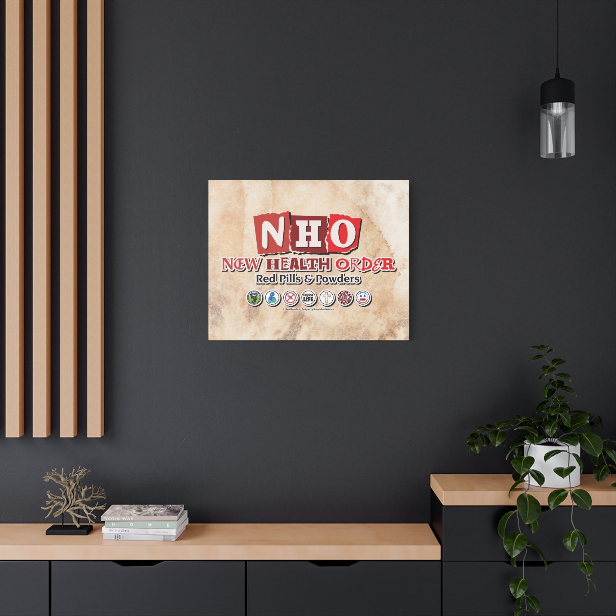 New Health Order - Gallery Wrapped Canvas Wall Art