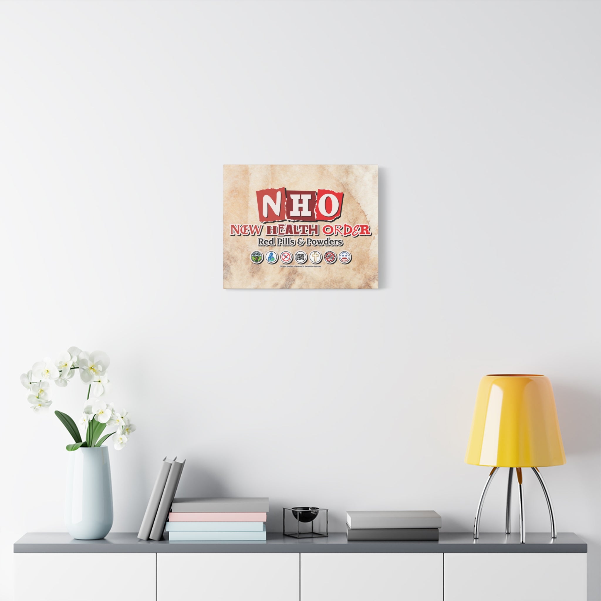 New Health Order - Gallery Wrapped Canvas Wall Art