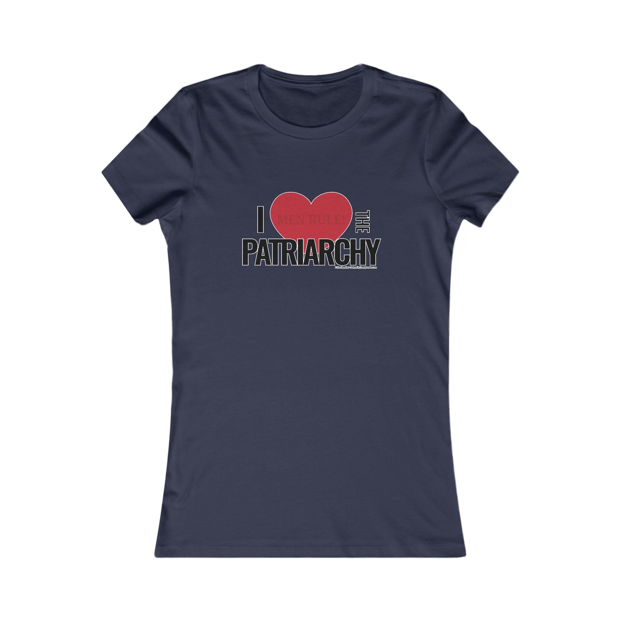 I Love the Patriarchy - Ladies Soft Cotton Cap Sleeve T-Shirt