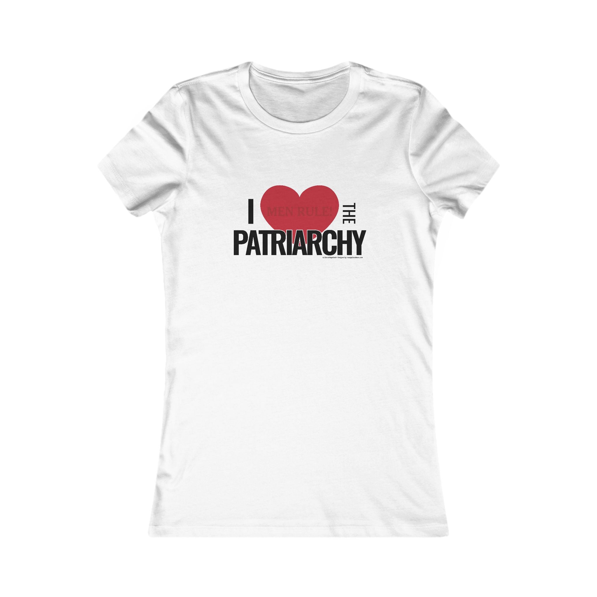 I Love the Patriarchy - Ladies Soft Cotton Cap Sleeve T-Shirt