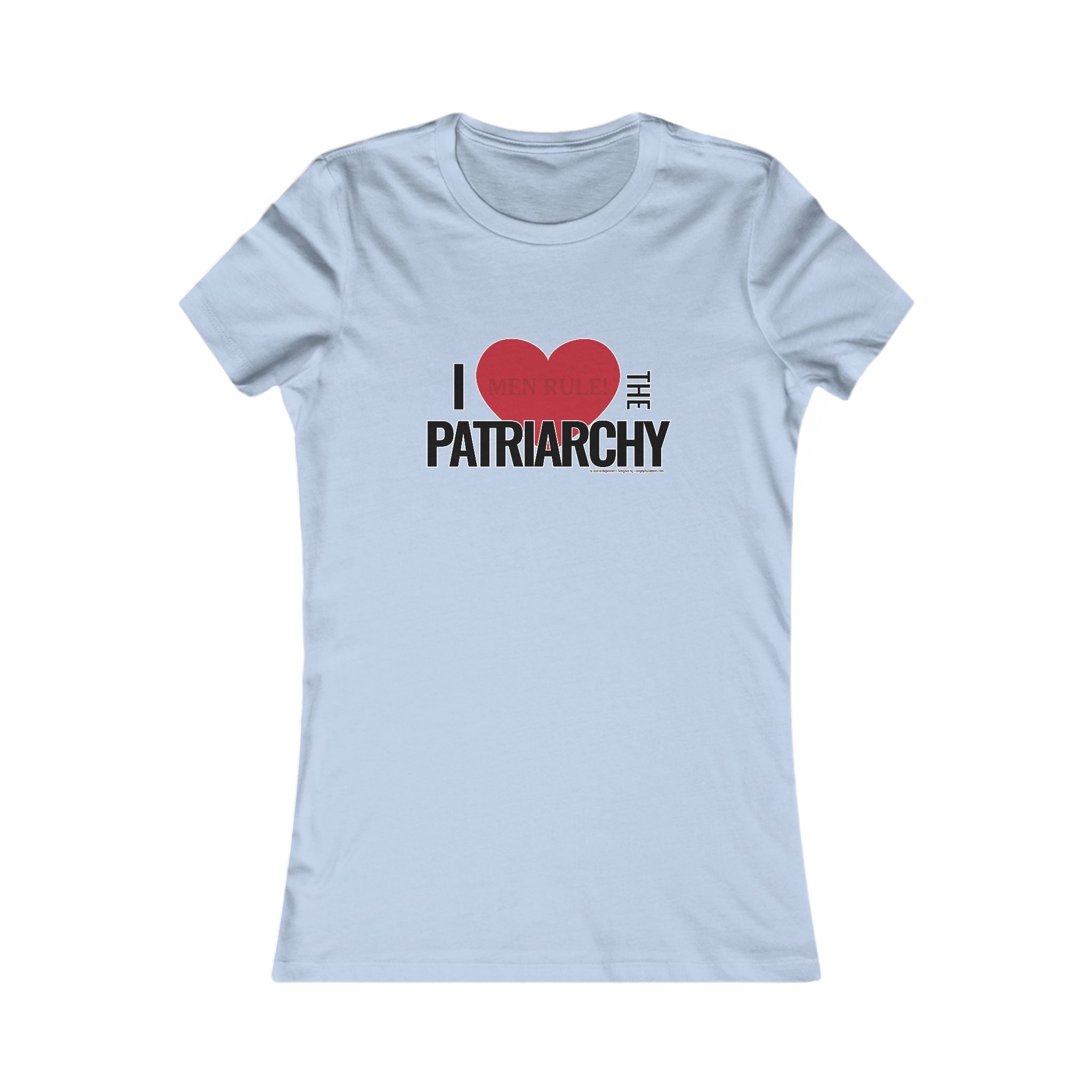 I Love the Patriarchy - Ladies Soft Cotton Cap Sleeve T-Shirt