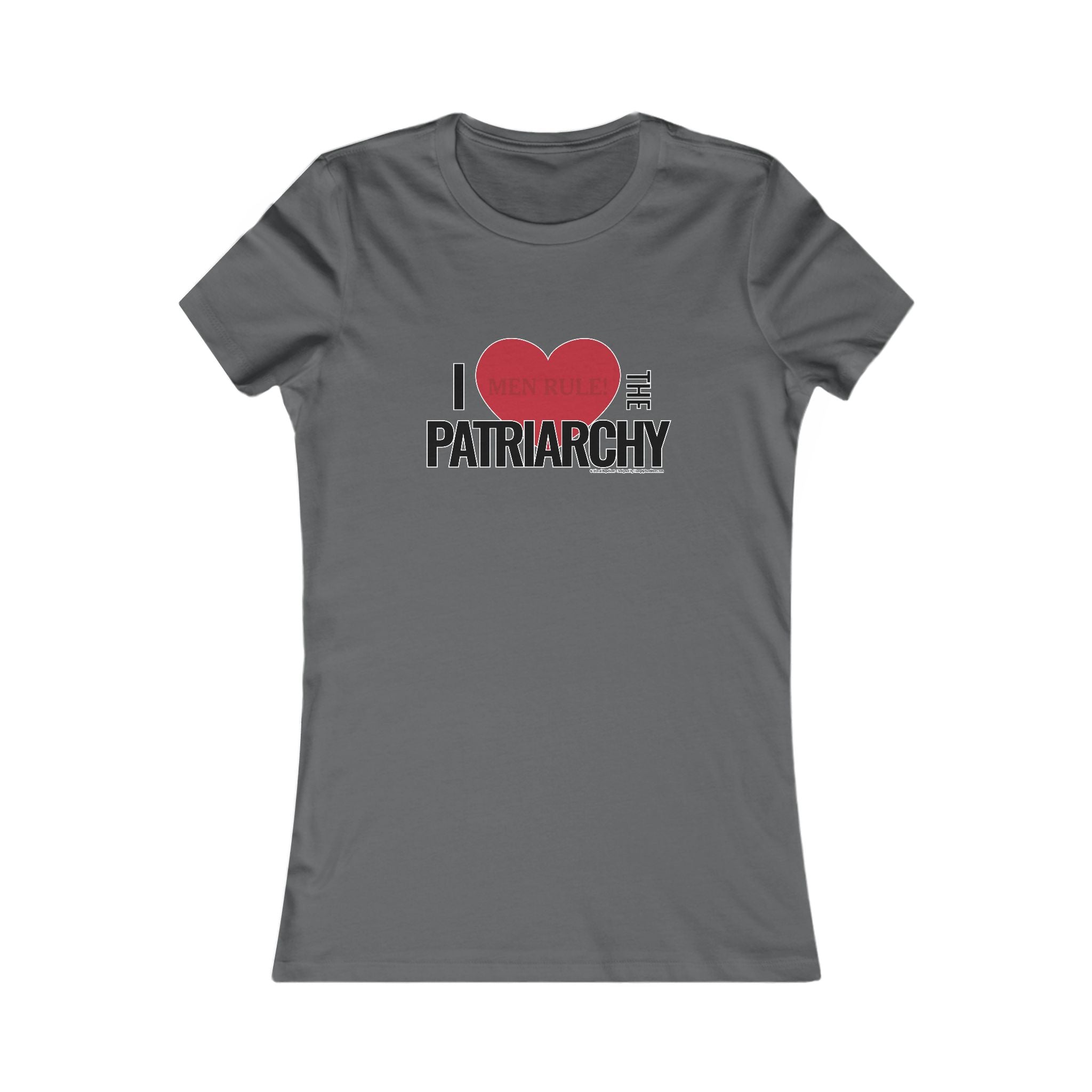 I Love the Patriarchy - Ladies Soft Cotton Cap Sleeve T-Shirt