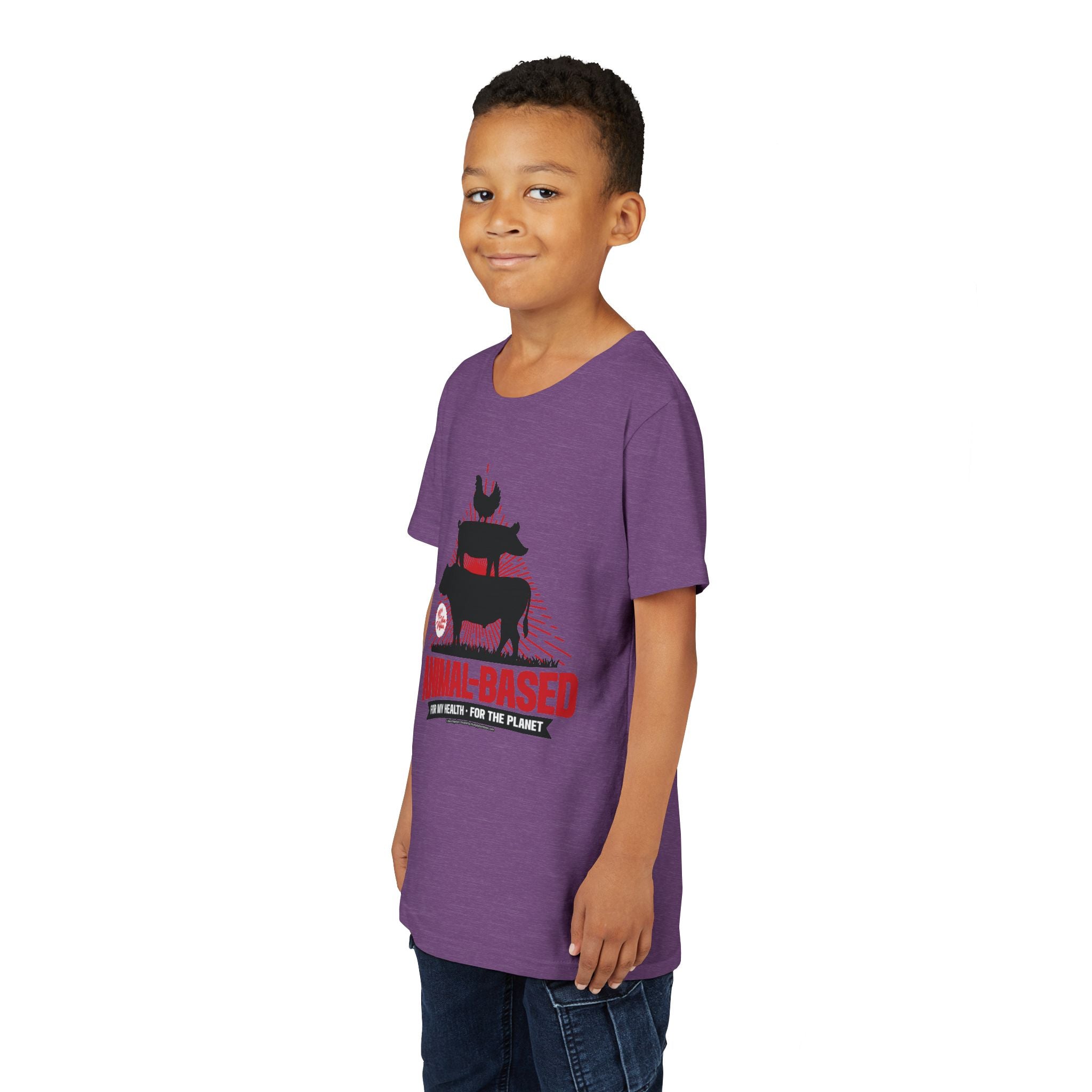 Animal Based - Youth Soft Cotton Short Sleeve T-Shirt