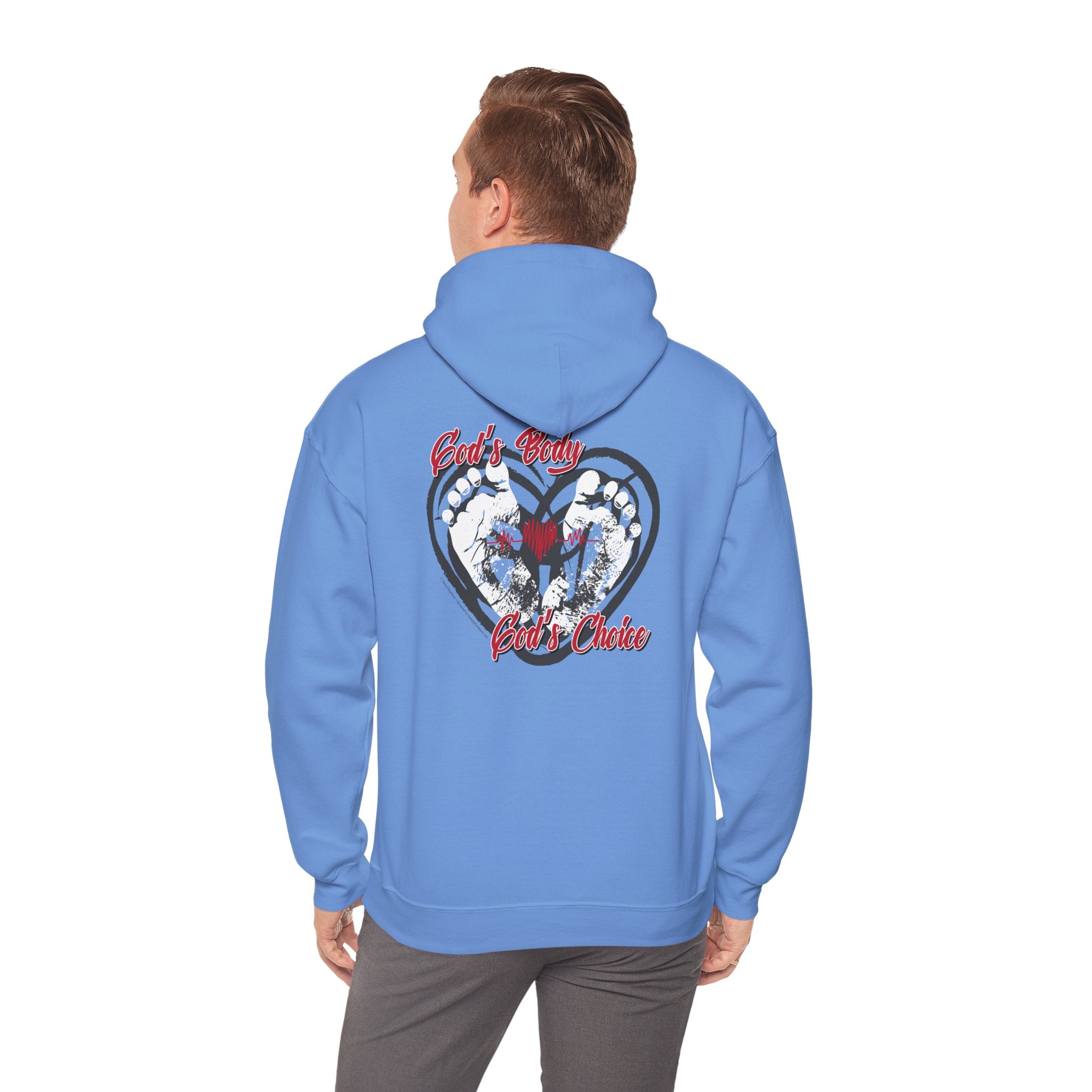 God's Body, God's Choice - Unisex Heavy Blend™ Hooded Sweatshirt