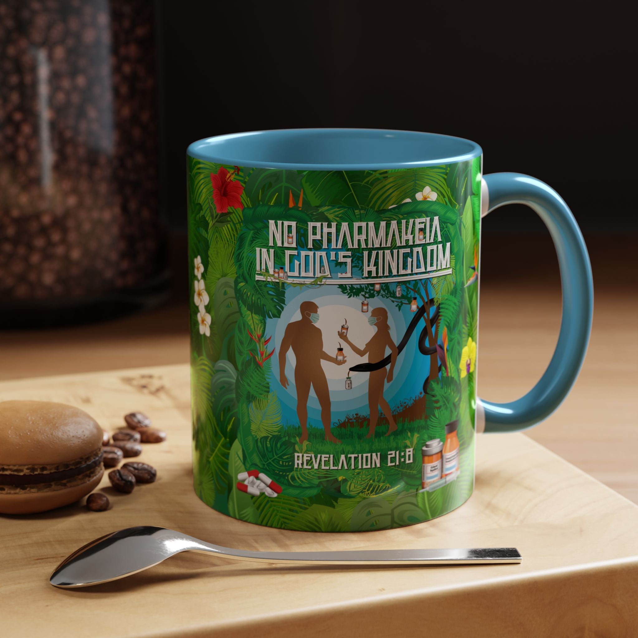 No Pharmakeia in God's Kingdom - 11 & 15oz Ceramic Coffee Mug