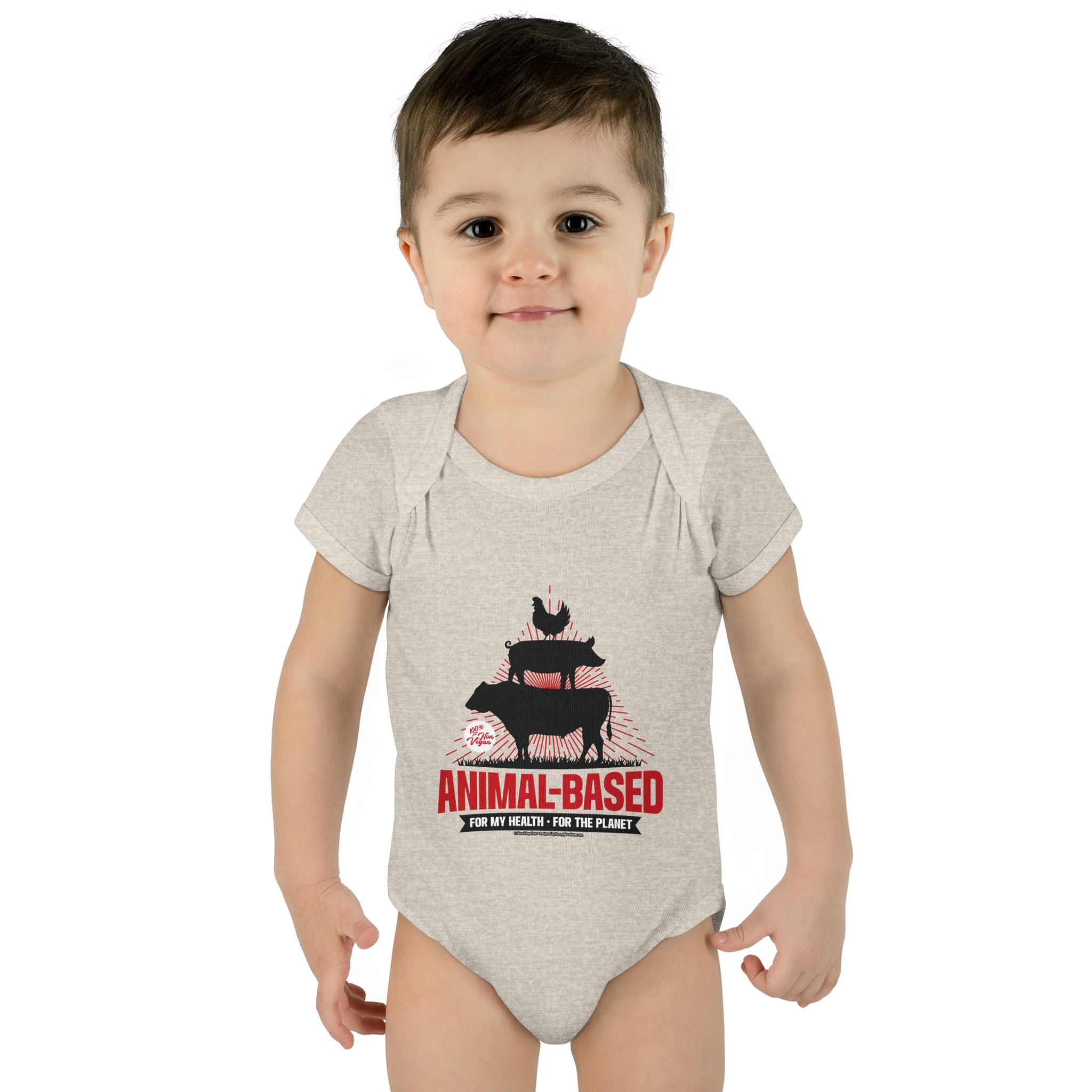 Animal Based - Infant Soft Cotton Onsie Bodysuit