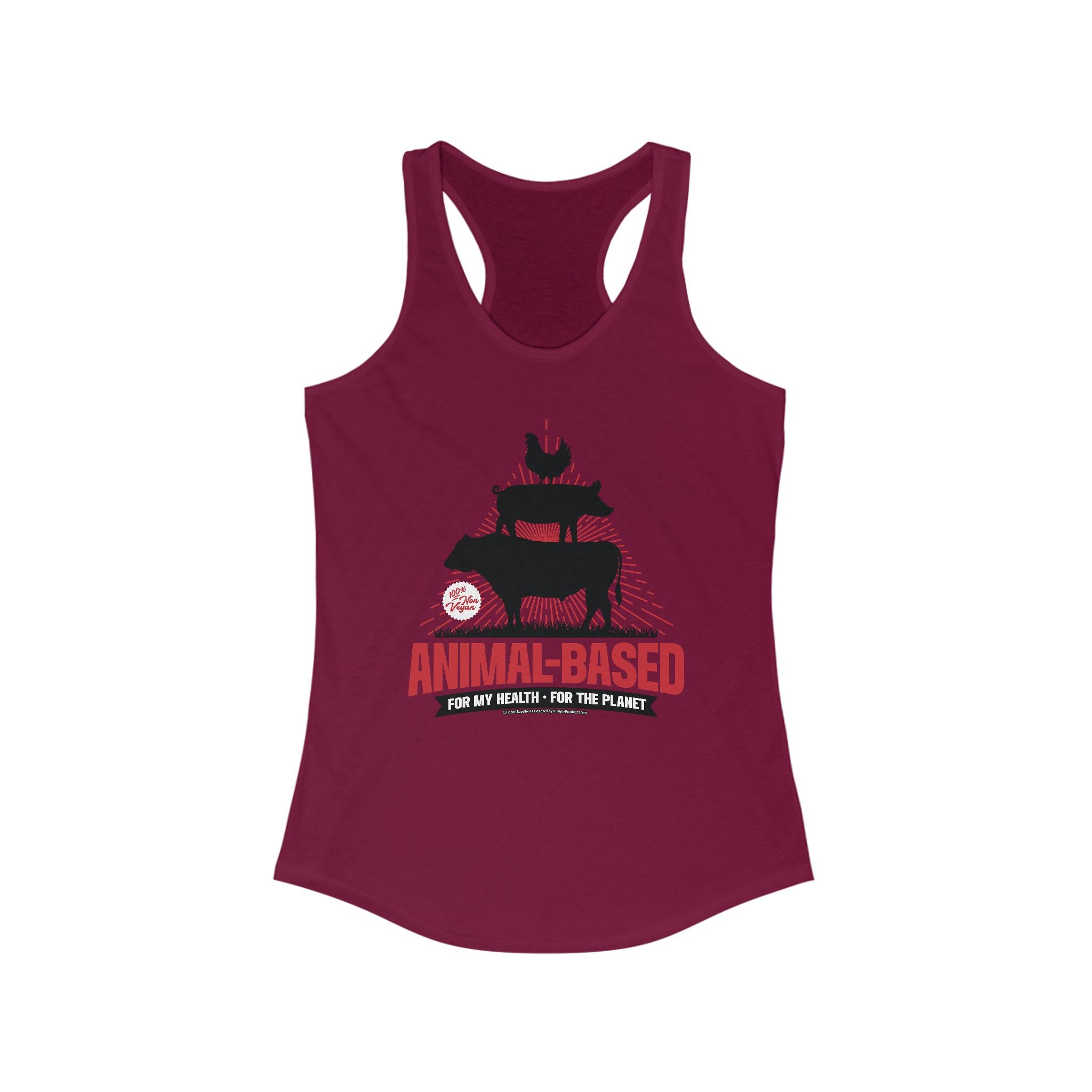 Animal Based - Ladies Ideal Racerback Tank