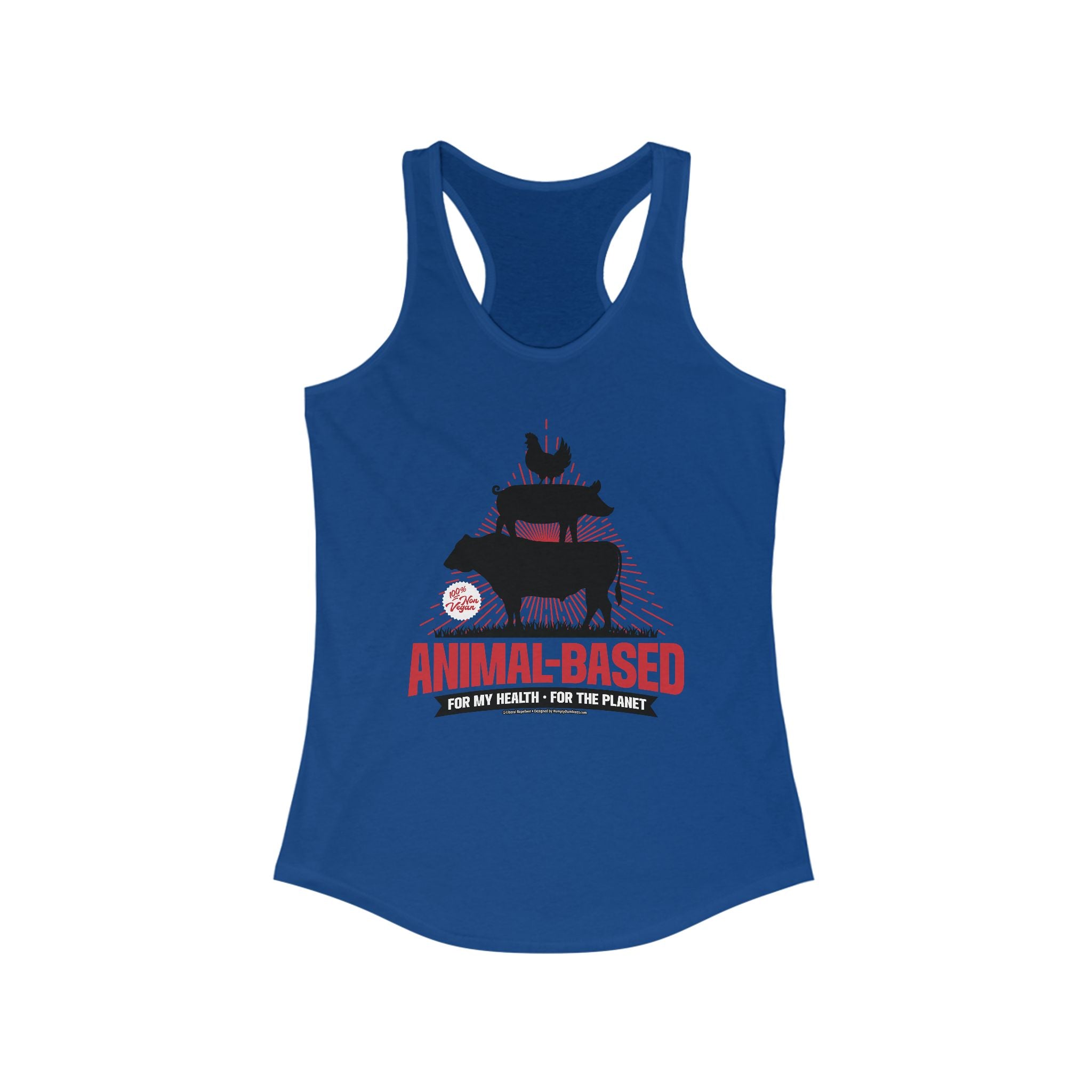 Animal Based - Ladies Ideal Racerback Tank