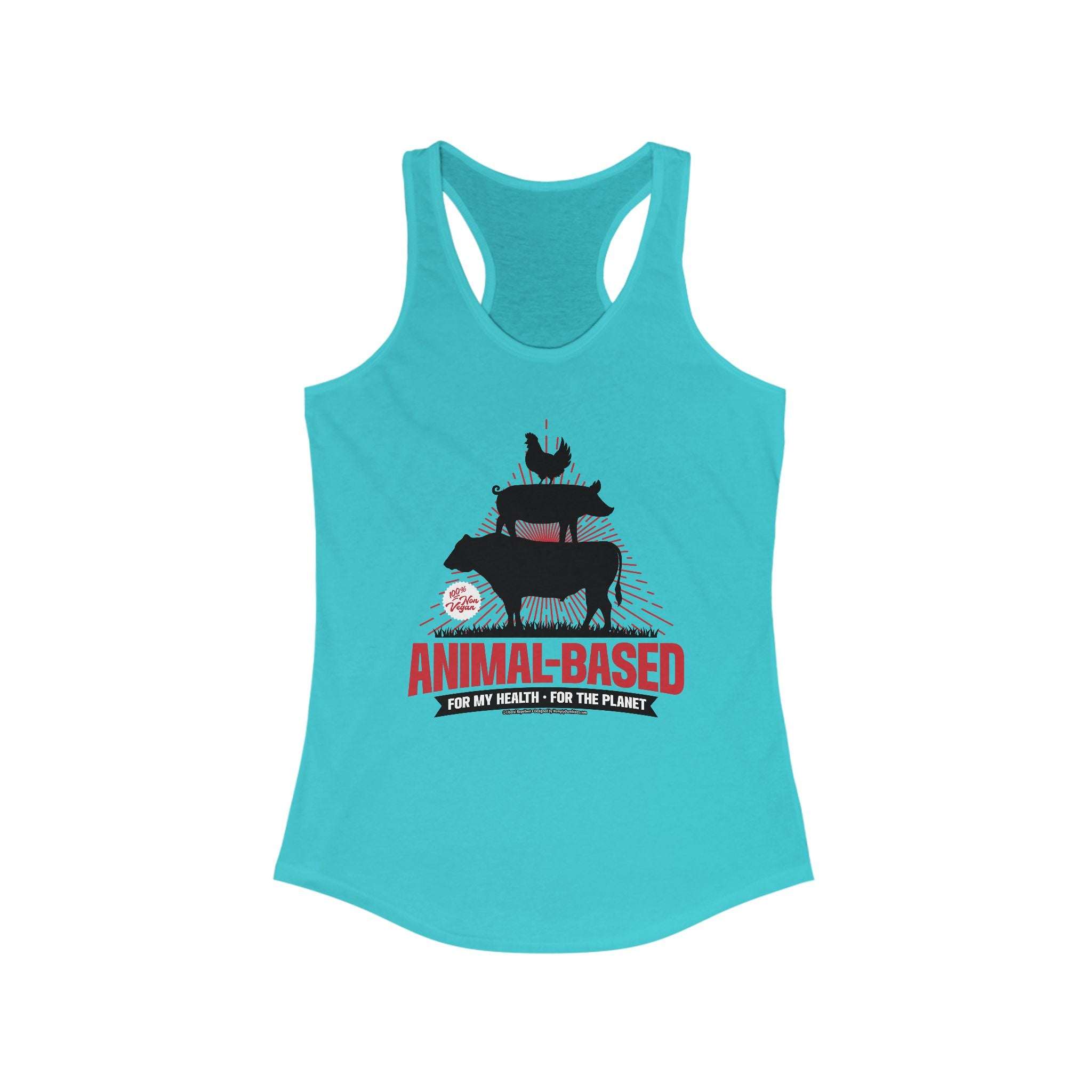 Animal Based - Ladies Ideal Racerback Tank