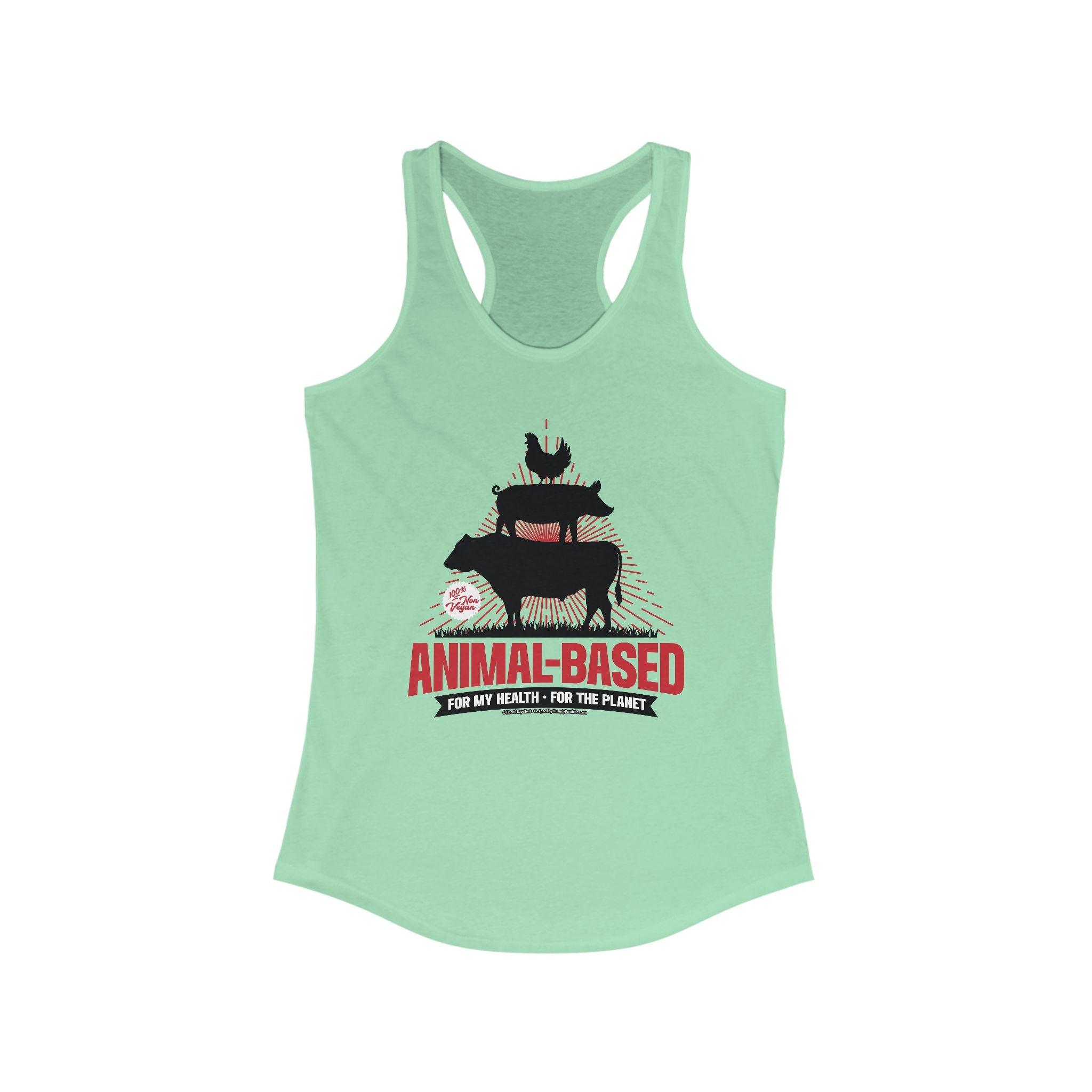 Animal Based - Ladies Ideal Racerback Tank