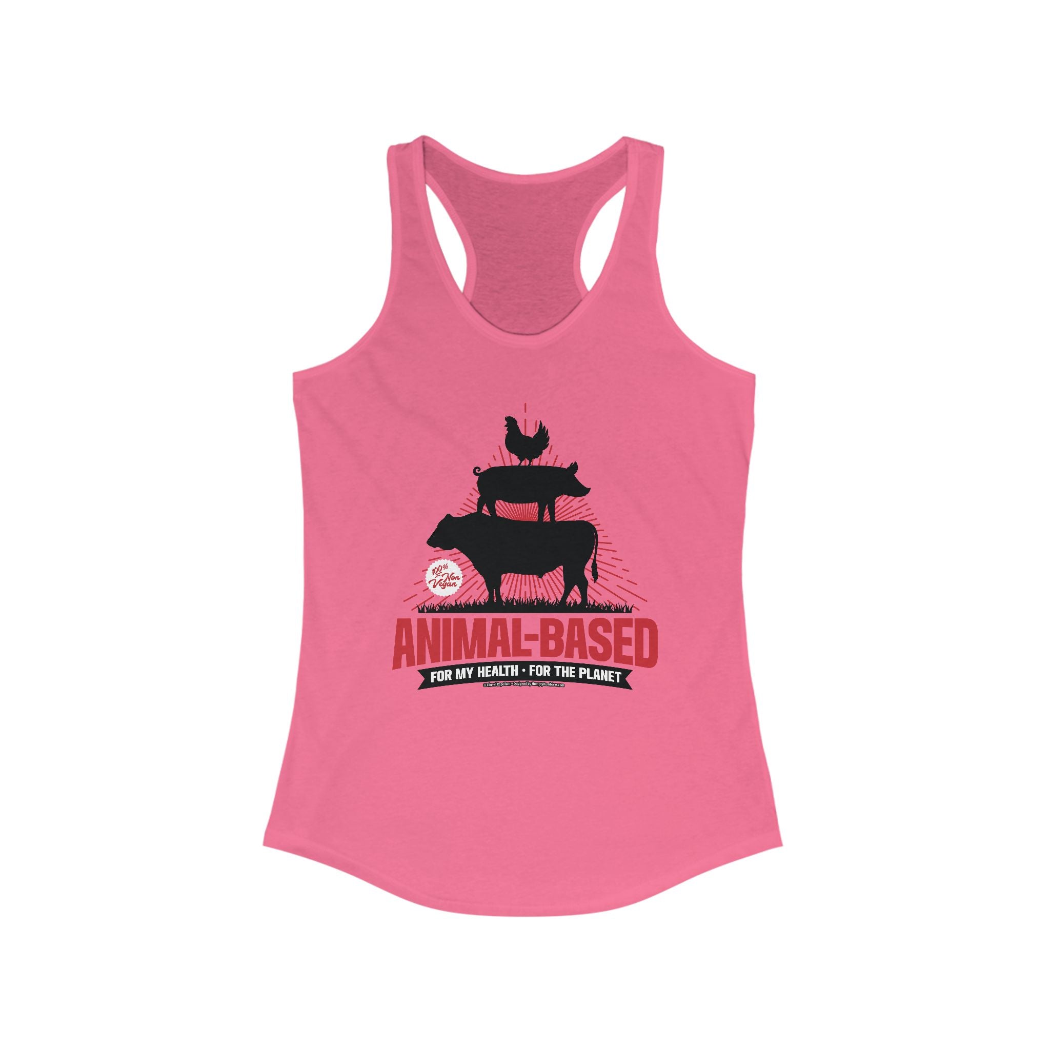 Animal Based - Ladies Ideal Racerback Tank