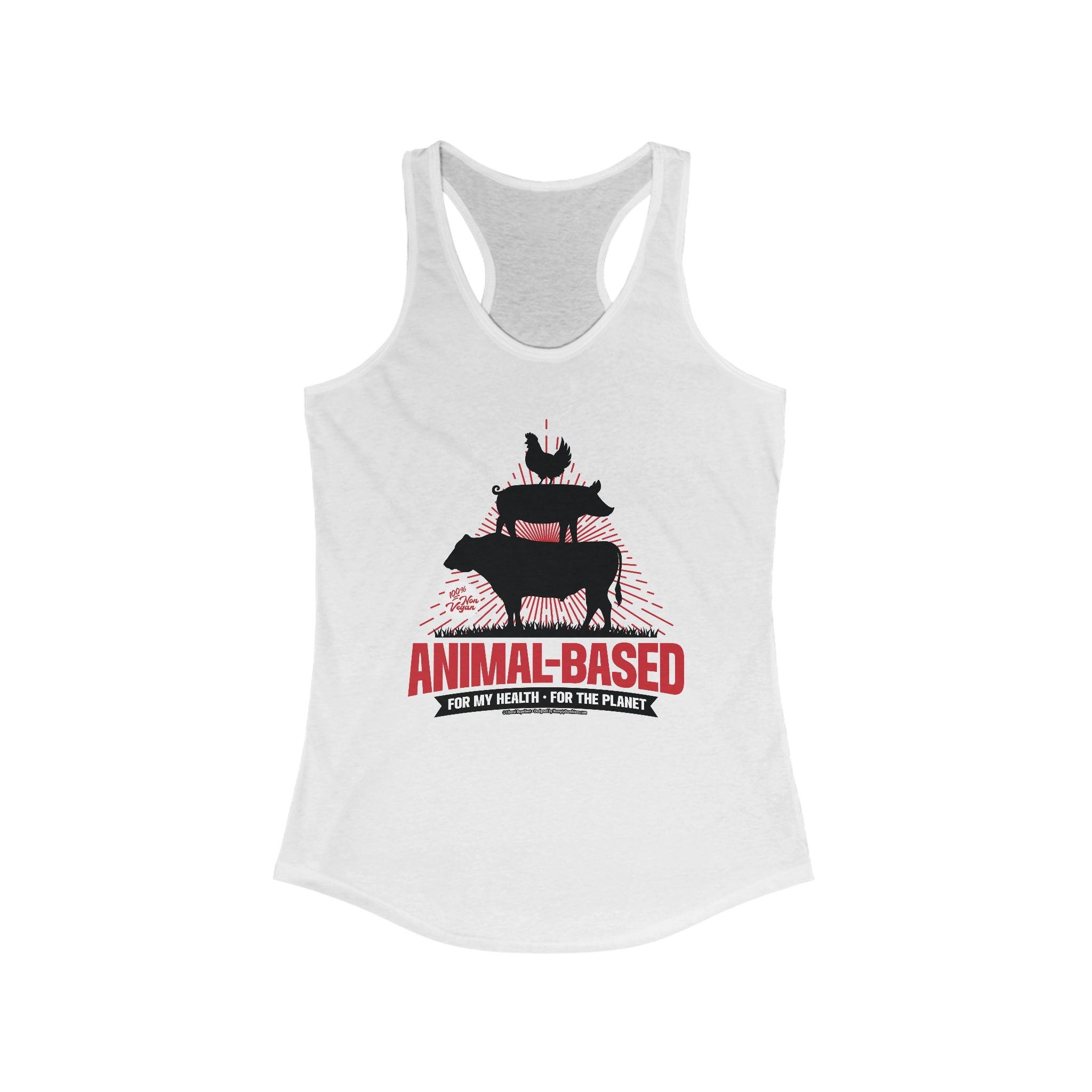 Animal Based - Ladies Ideal Racerback Tank