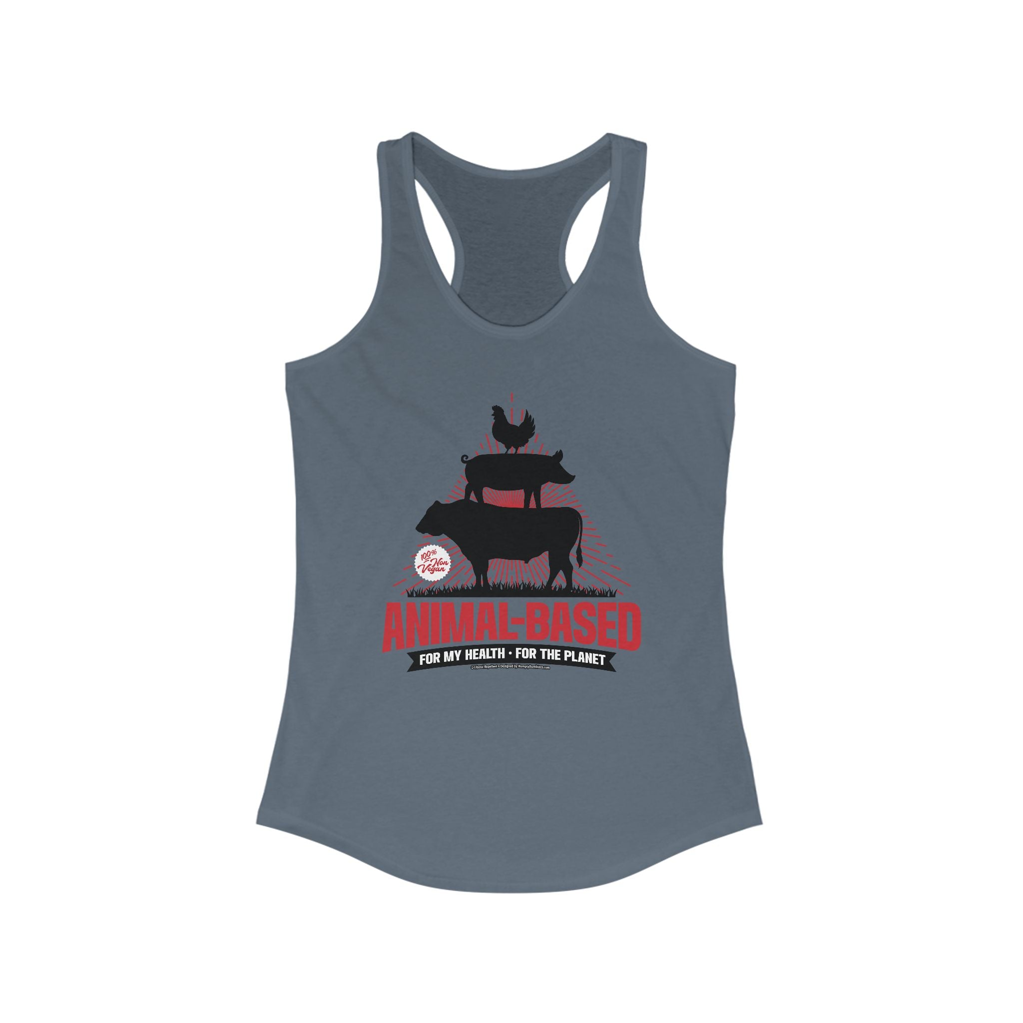 Animal Based - Ladies Ideal Racerback Tank