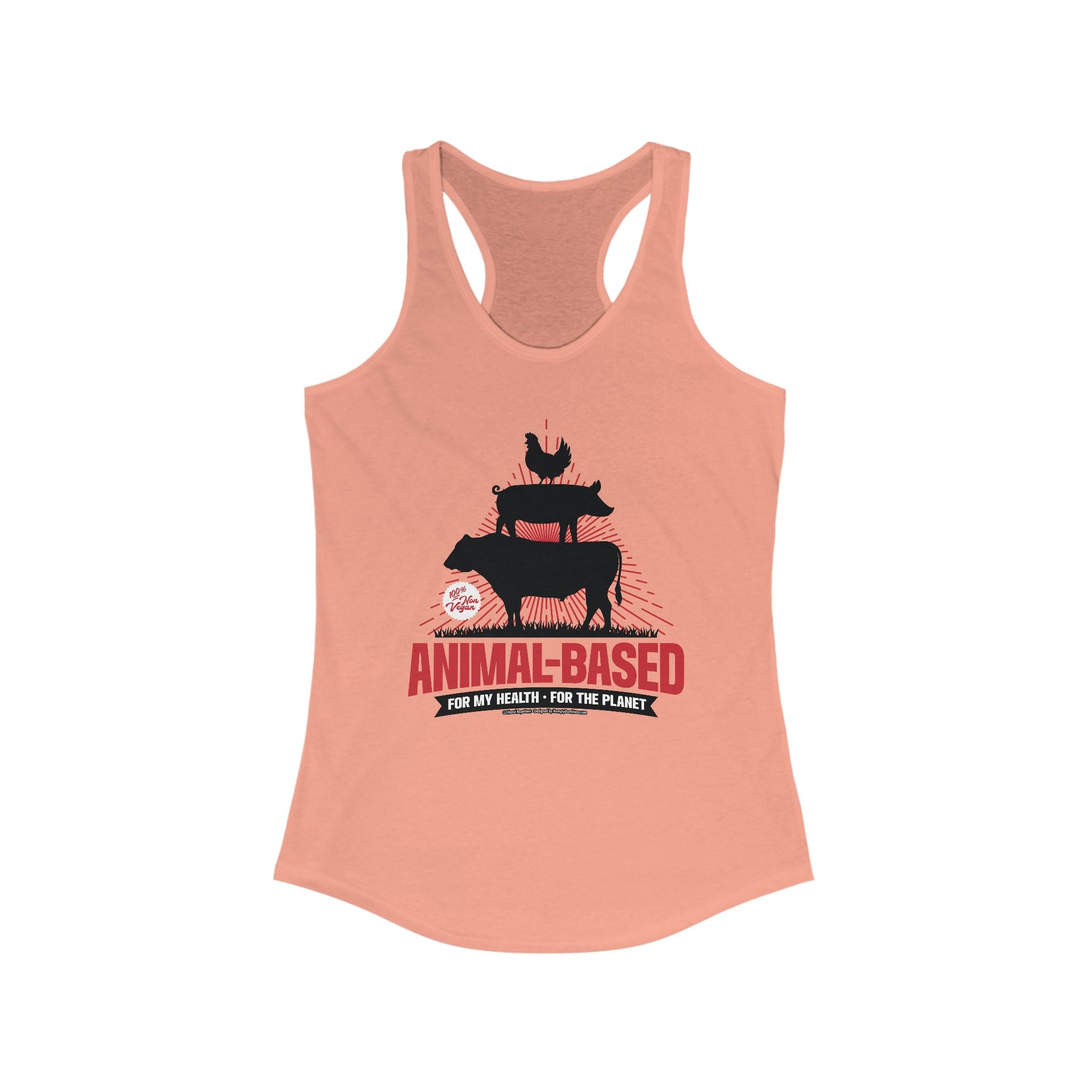 Animal Based - Ladies Ideal Racerback Tank