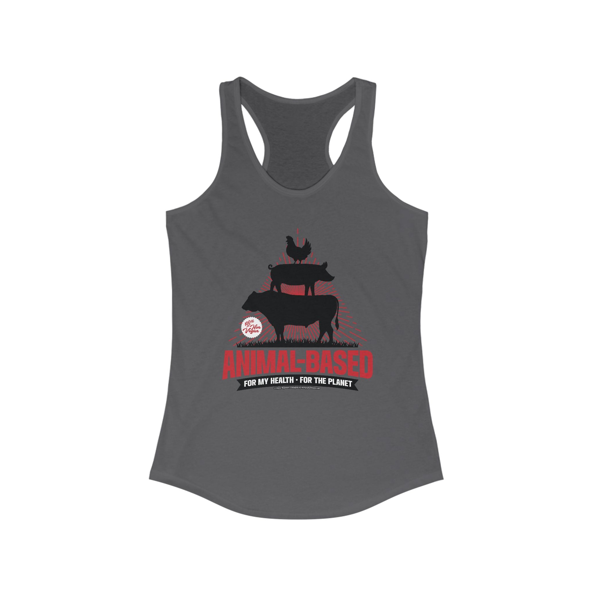 Animal Based - Ladies Ideal Racerback Tank