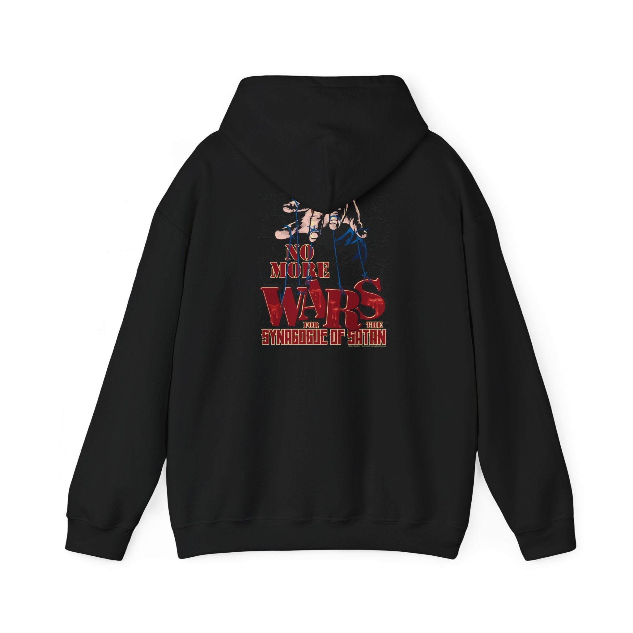 No More Wars for the Synagogue of Satan - Unisex Heavy Blend™ Hooded Sweatshirt