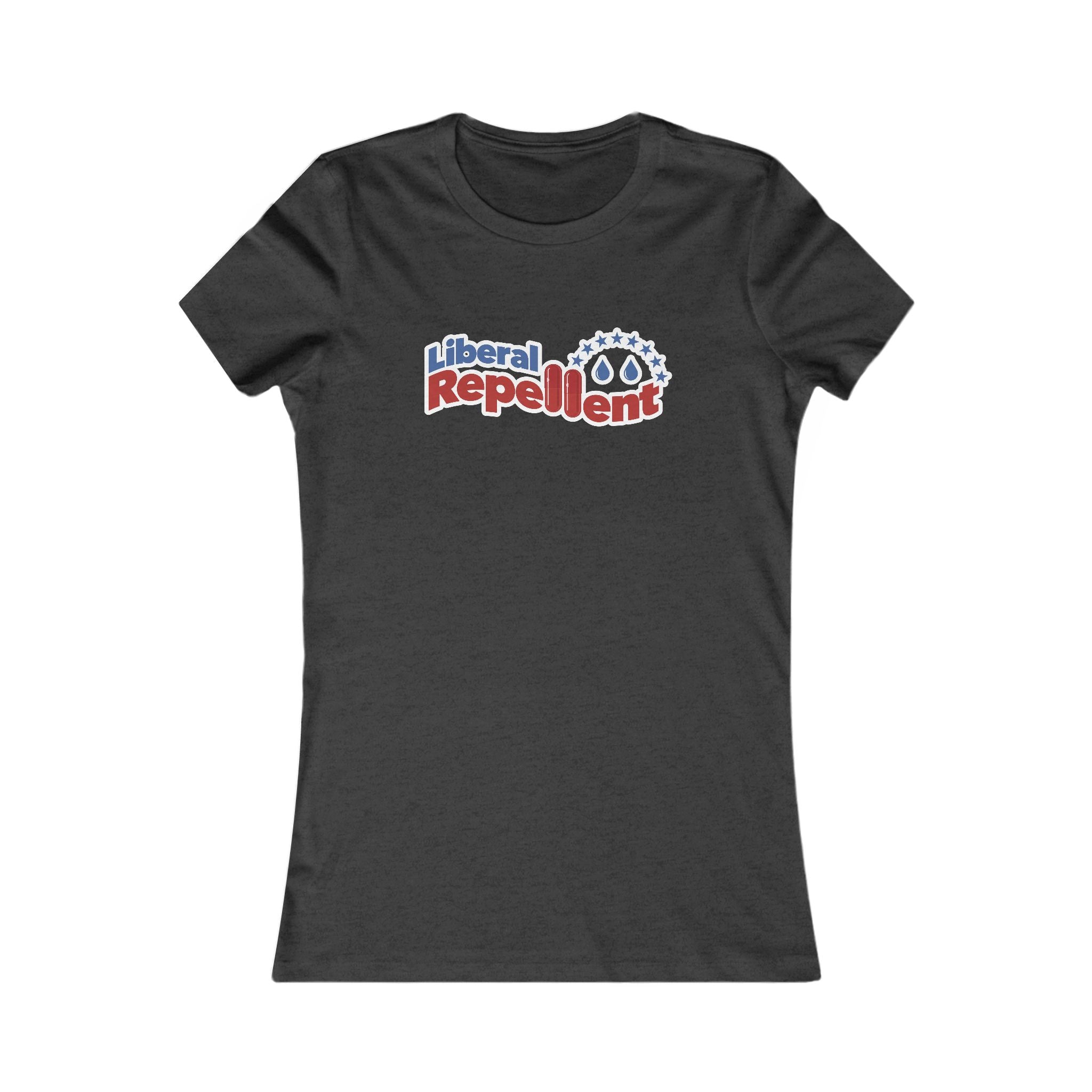 Liberal Repellent - Ladies Soft Cotton Cap Sleeve T-Shirt