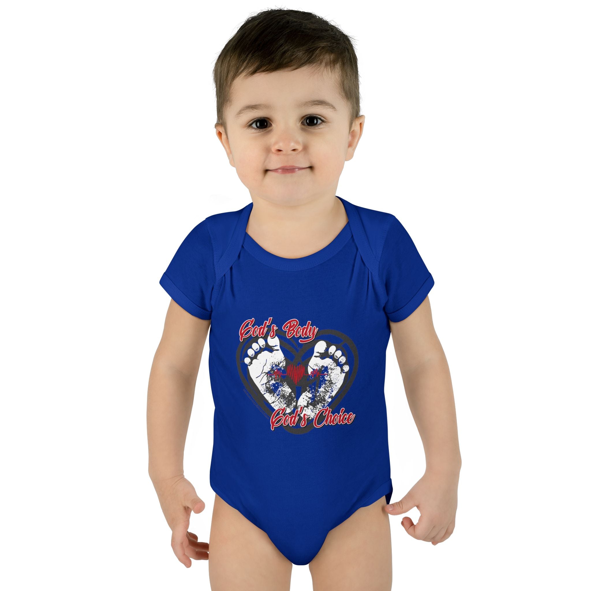 God's Body, God's Choice - Infant Soft Cotton Onsie Bodysuit